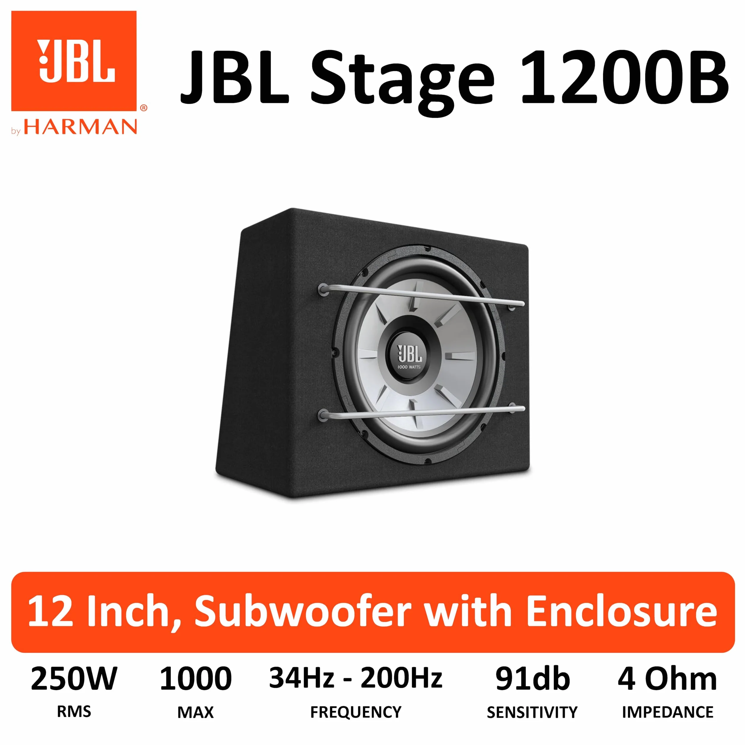 JBL Stage 1200B Pre-loaded subwoofer 250 W