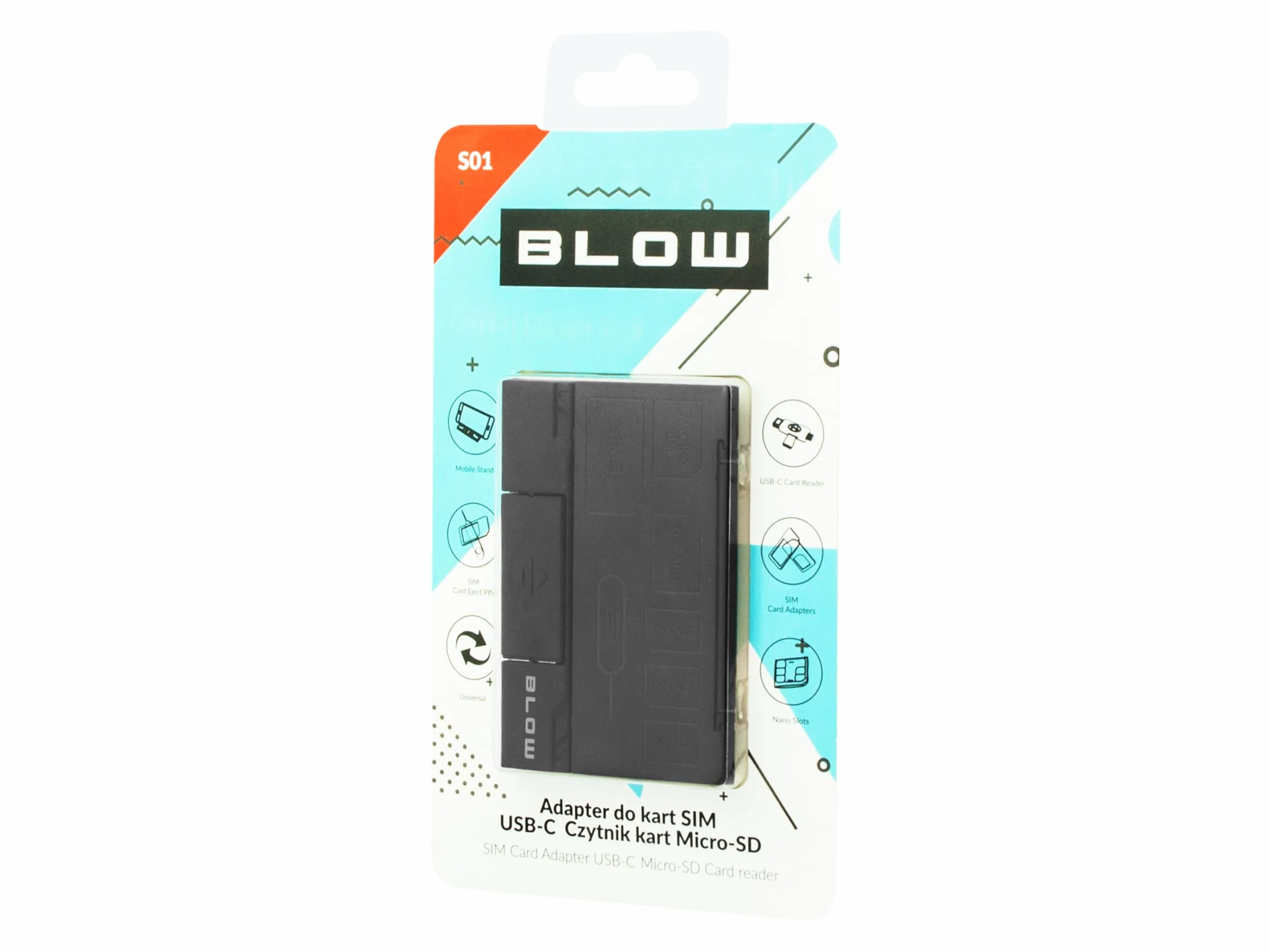 Blow Adapter kart sim organizer nano micro USB