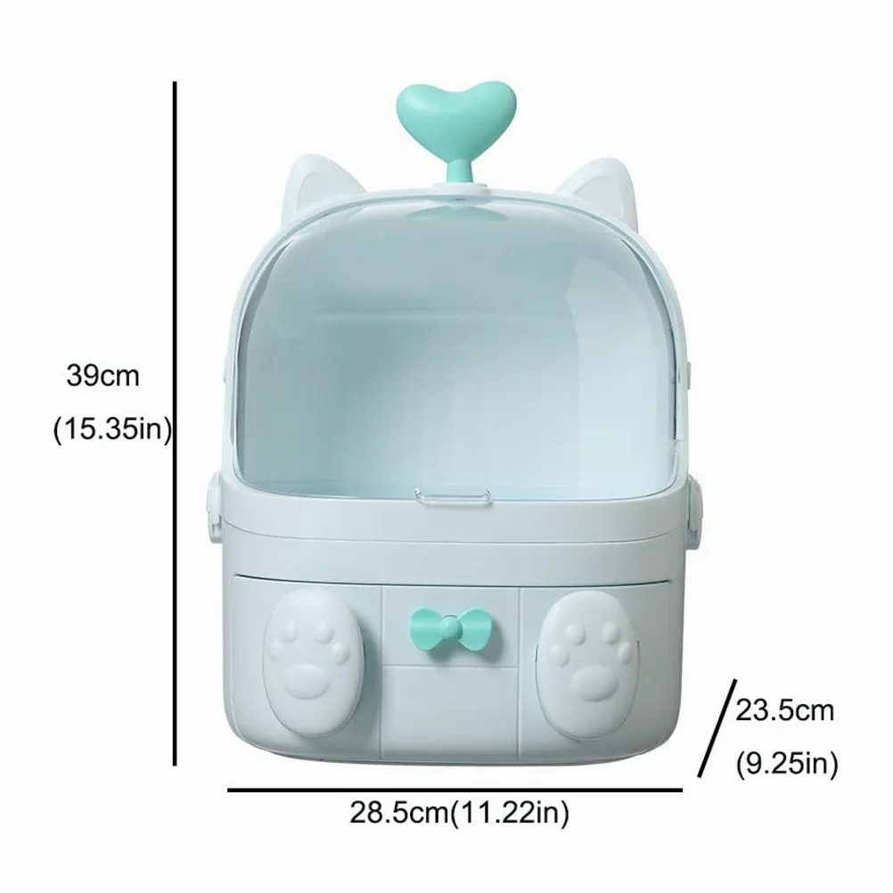 Gablota na kosmetyki Kreatywne proste pudełko do przechowywania kosmetyków Produkty do pielęgnacji skóry Szafka na kosmetyki Nadaje się do sypialni w łazience (B)
