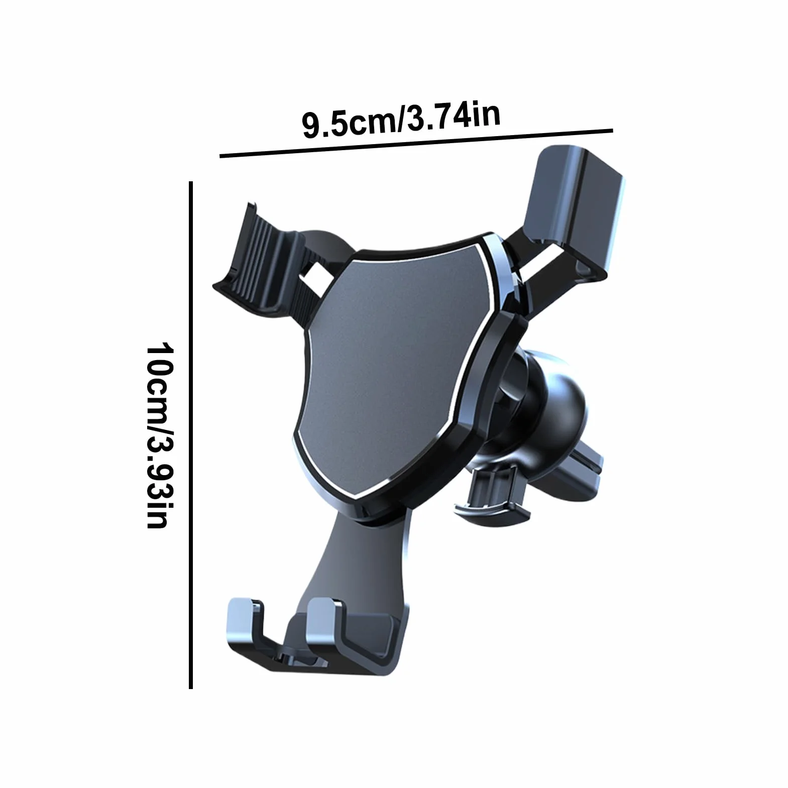Uchwyt telefon do samochodu, 360-stopniowy regulowany stojak smartfona, wsparcie telefonu komórkowego ze stopu aluminium, ko?yski samochodowe do telefonu, dla kobiet m? ?czyzn