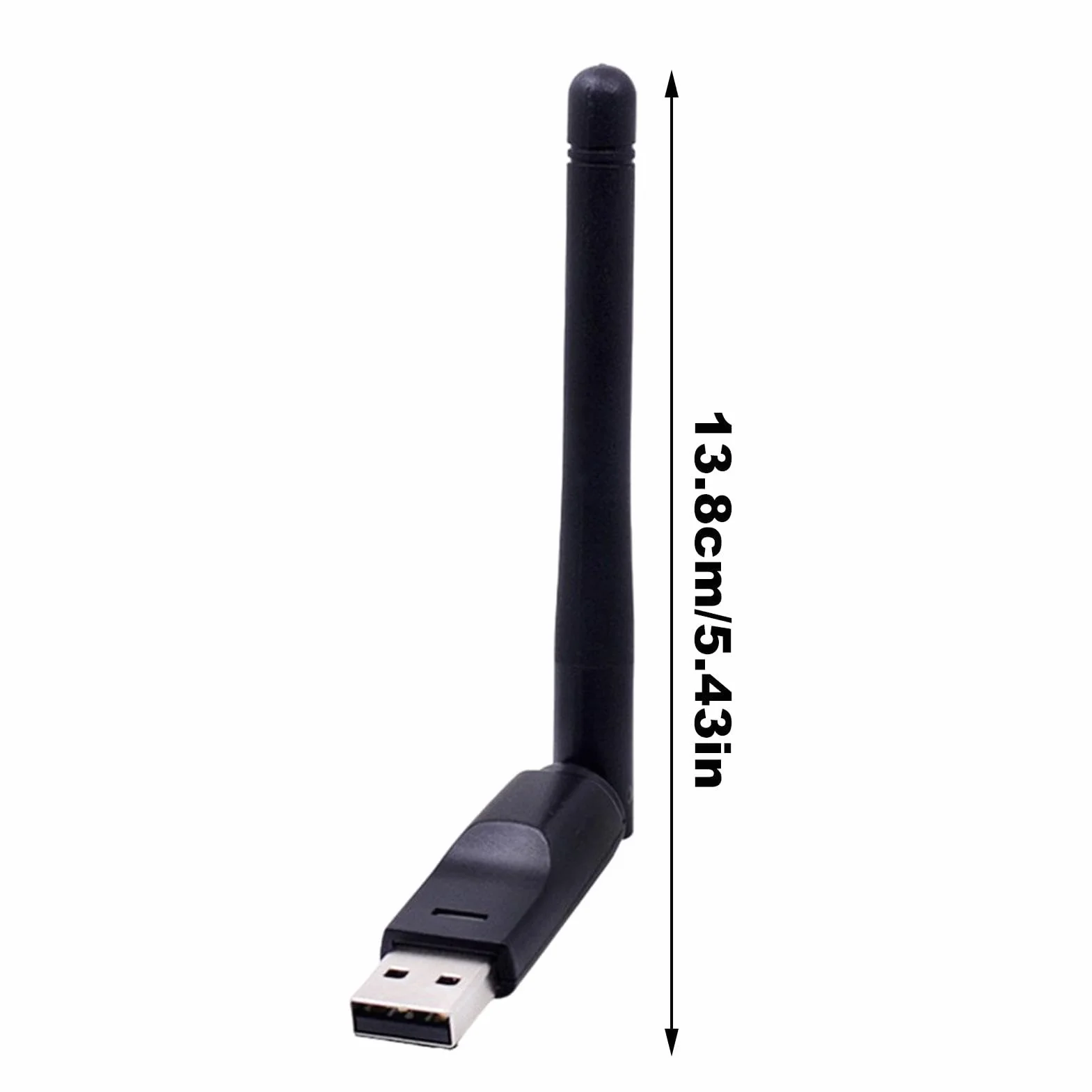 Adapter Wi-Fi, Wi-Fi USB,Bezprzewodowy adapter Wi-Fi - Adapter do komputera stacjonarnego, adapter sieci bezprzewodowej, klucz WiFi z anten? du?ym wzmocnieniu do laptopa
