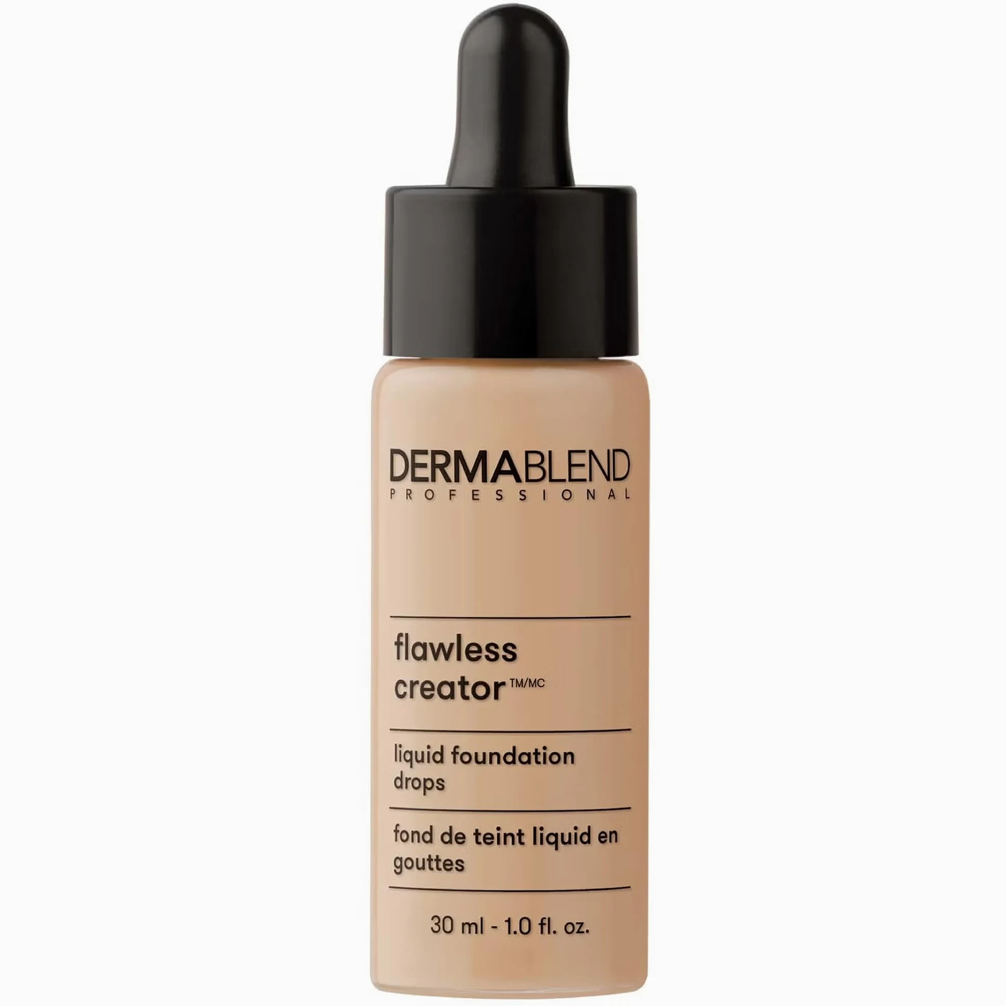 Dermablend Flawless Creator lekki podkład – bezolejowa formuła – Never Cakey – zakrywa niedoskonałości skóry – nieważkie krycie – odpowiedni do skóry normalnej, mieszanej i tłustej – 40 N – 30 ml