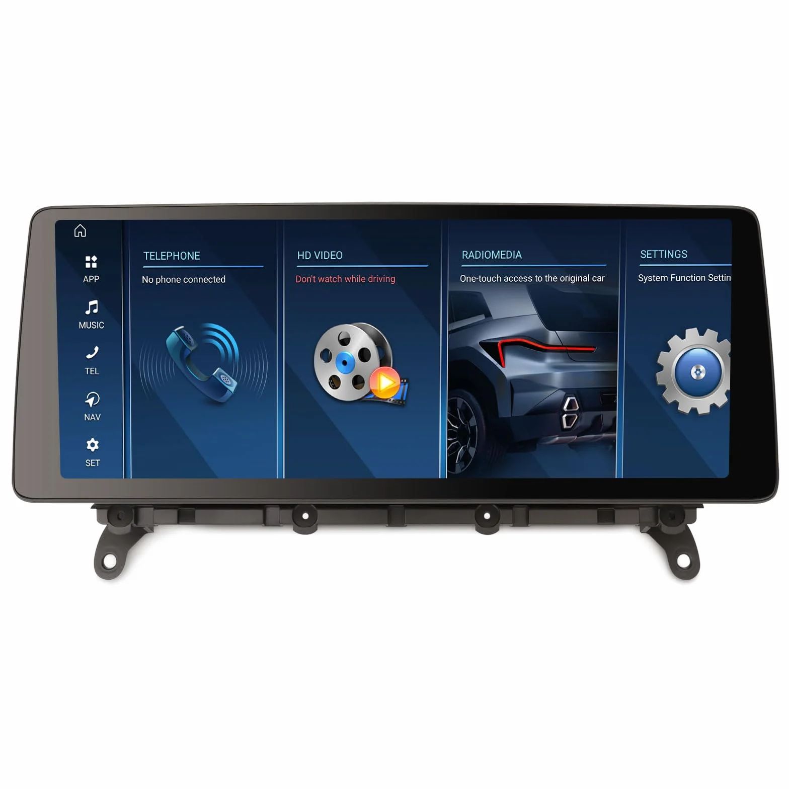 8 GB + 128 GB Qualcomm 8-rdzeniowy Android 14 DAB+ radio samochodowe GPS do BMW X3 F25 X4 F26 2013-2017 NBT z nawigacją CarPlay Android Auto WiFi Bluetooth 5.1 USB 4G CANbus iDrive DSP ekran 2K IPS