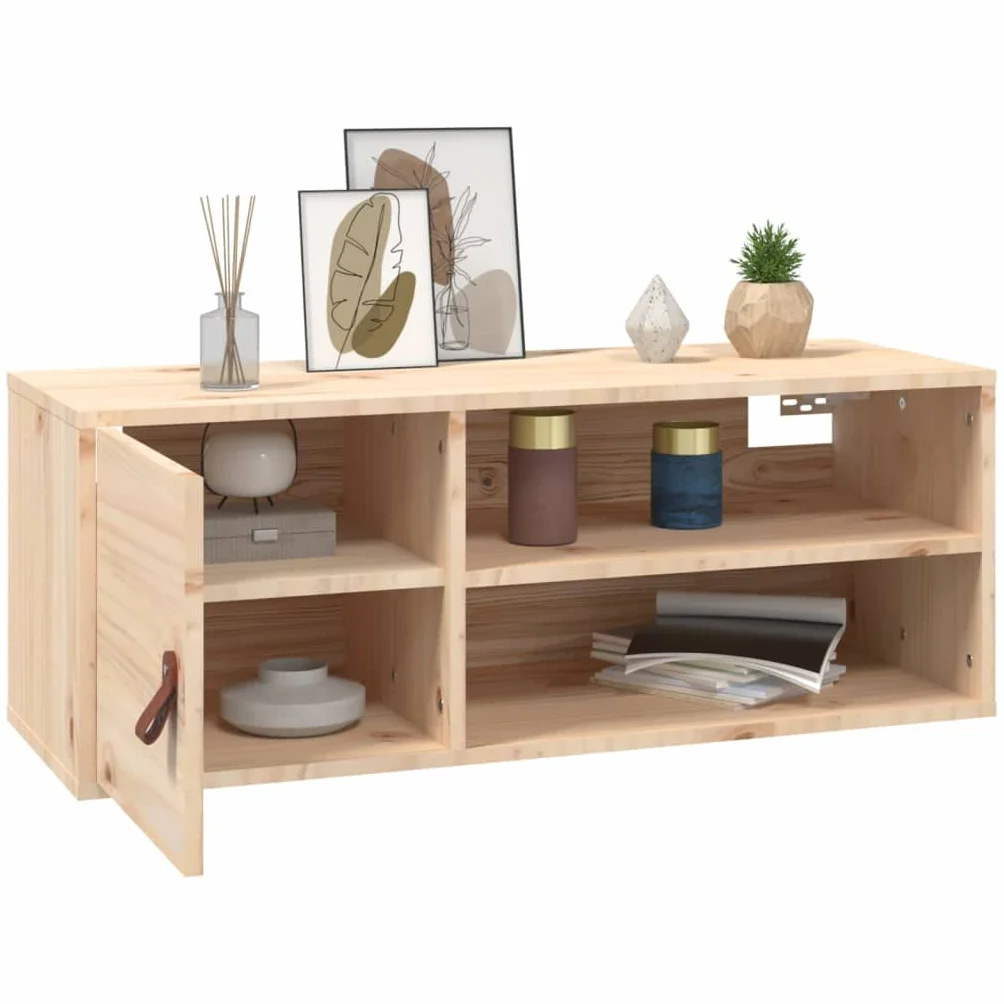 Szafka wisząca 80x30x30 cm Drewno sosnowe lite