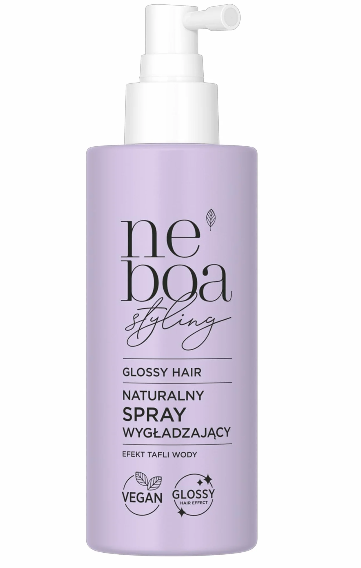 Neboa Spray Wygładzający do Włosów, Efekt Tafli Wody, Wegański, Nadaje Połysk i Gładkość