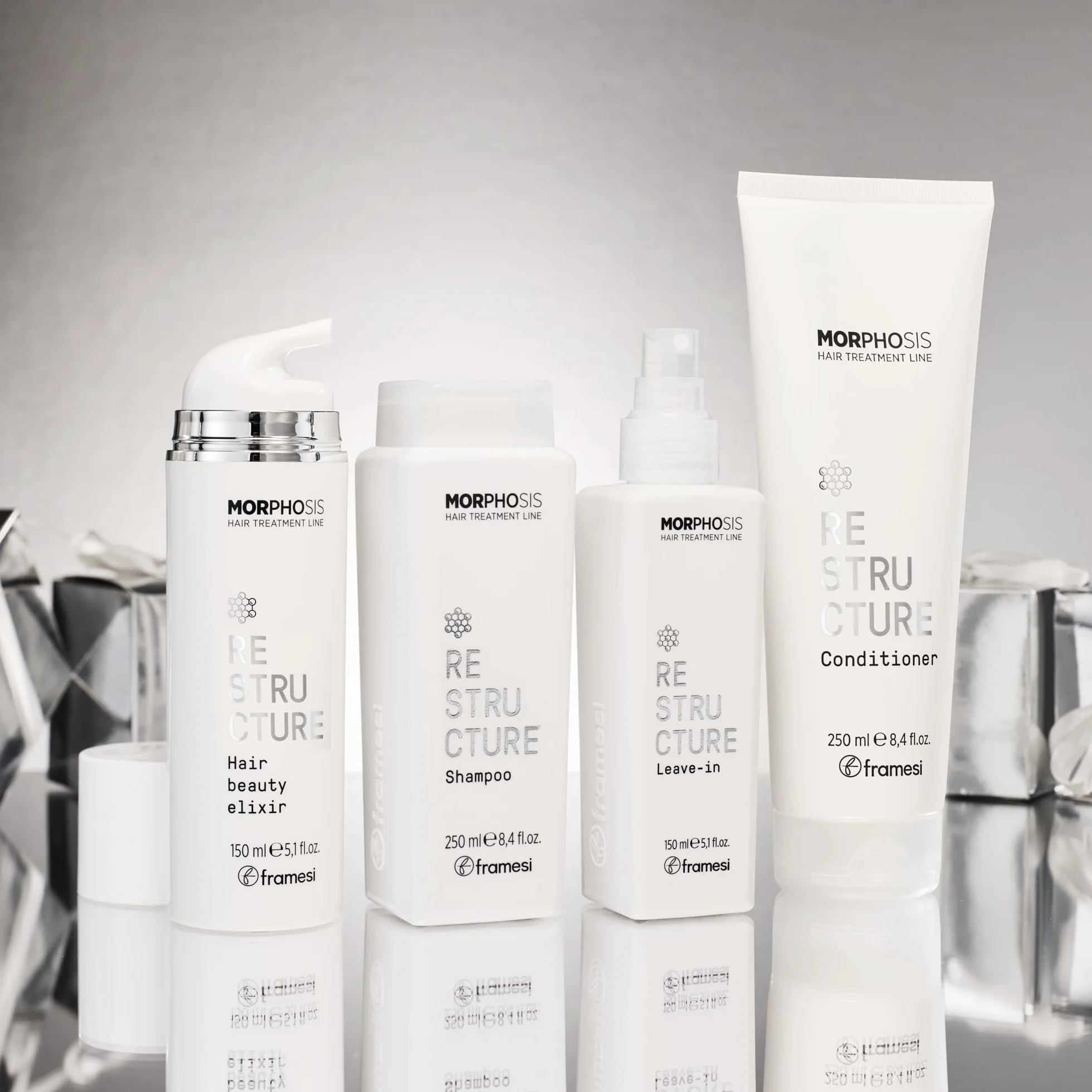 Framesi Morphosis Restructure Hair Beauty Elixir 150 ml - regenerujący lakier do włosów zniszczonych