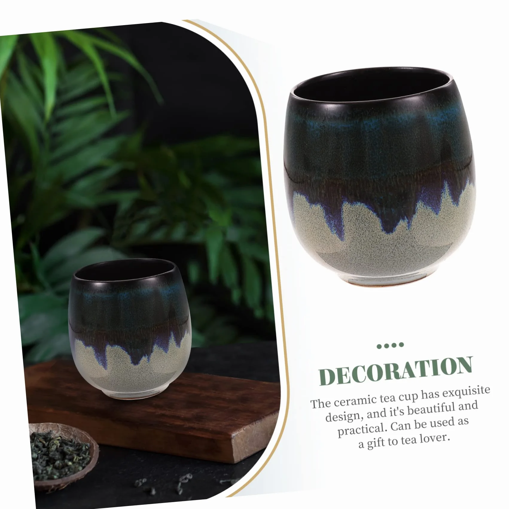 Cabilock Ceramiczny Kubek Gradientowy Do Herbaty I Kawy Wysokotemperaturowy