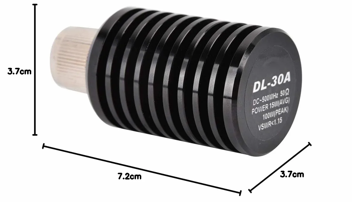 Wireless Dl-30A 50ohm manekin obciążenia 100 W 0-500 MHz Pl-259 złącze UHF antena testowa miernik SWR testowanie mocy dwukierunkowe