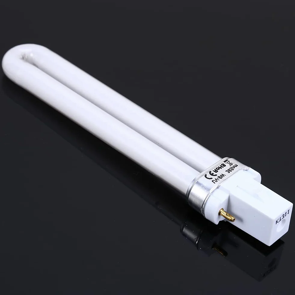 Rurka Uv 9W,Uv 9W 365Nm żarówka, Wymiana Nailstar 9W żarówki do Paznokci Lampa Uv świetlówka do Suszarki do Paznokci