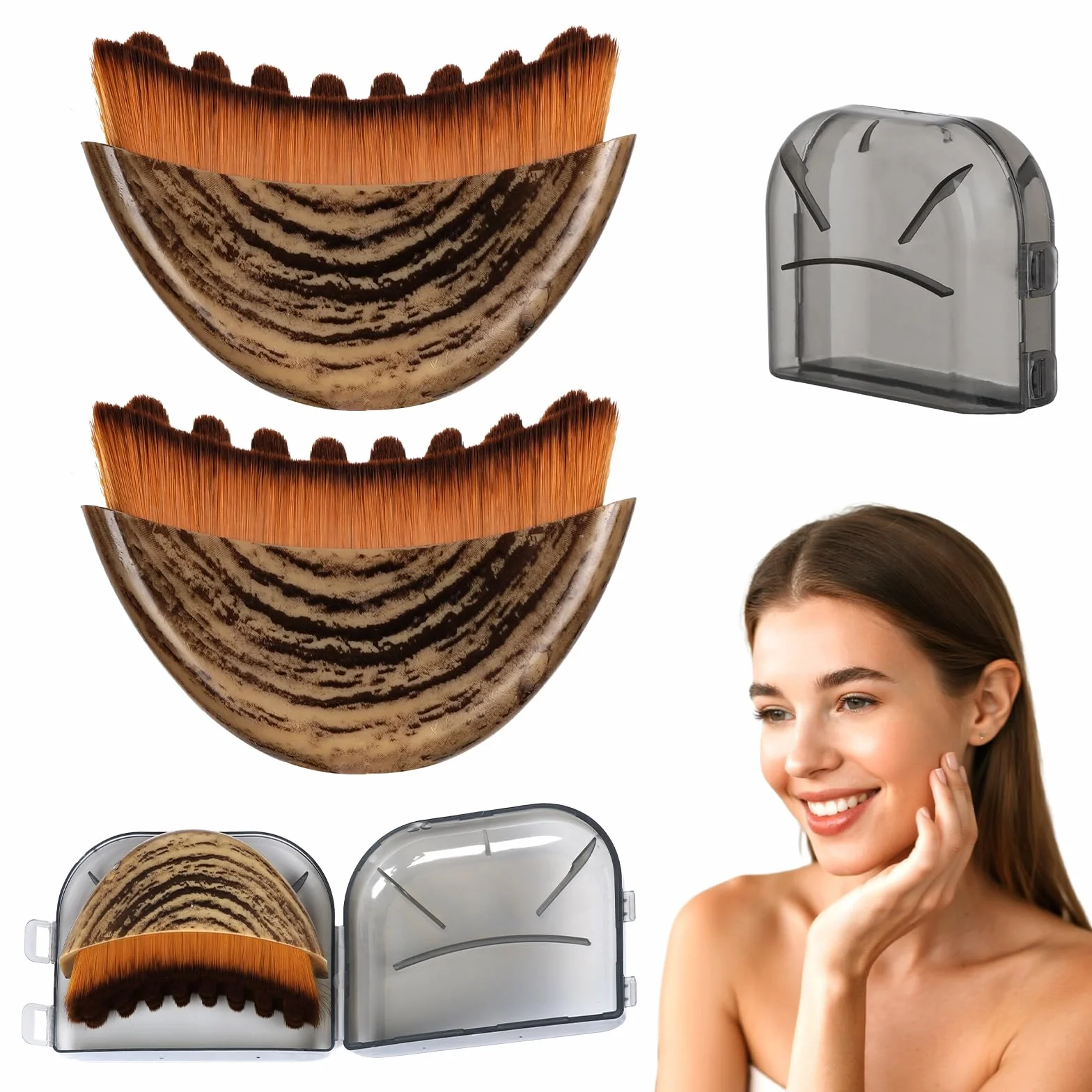 Limfatyczna szczotka do twarzy, ergonomiczna szczotka do masażu twarzy, drenaż limfatyczny, urządzenie do masażu, konturowanie podbródka z pudełkiem do przechowywania, sucha szczotka, poprawa