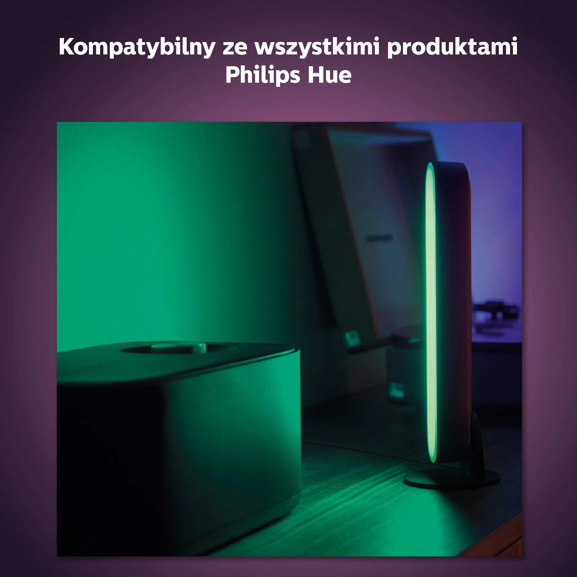 Philips Hue Play HDMI Sync Box, synchronizacja światła z TV i grą, do 4 urządzeń HDMI, 7 W, 240 V, czarny