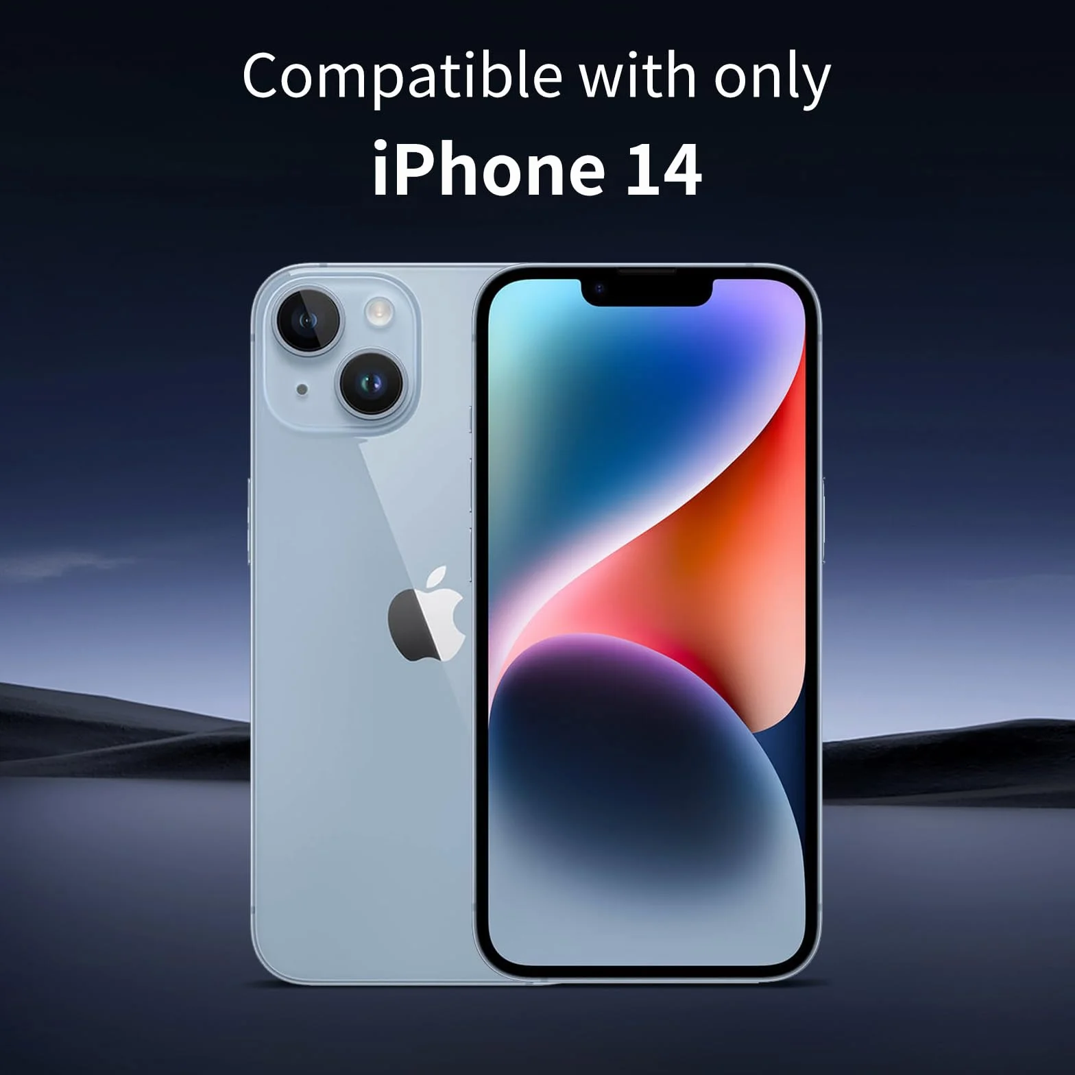 do iPhone 14 z 3 sztukami szkła pancernego i 3 elementami ochrony aparatu, przezroczyste HD, odporne na zarysowania, kompatybilne z etui, twardość 9H, bez pęcherzyków powietrza