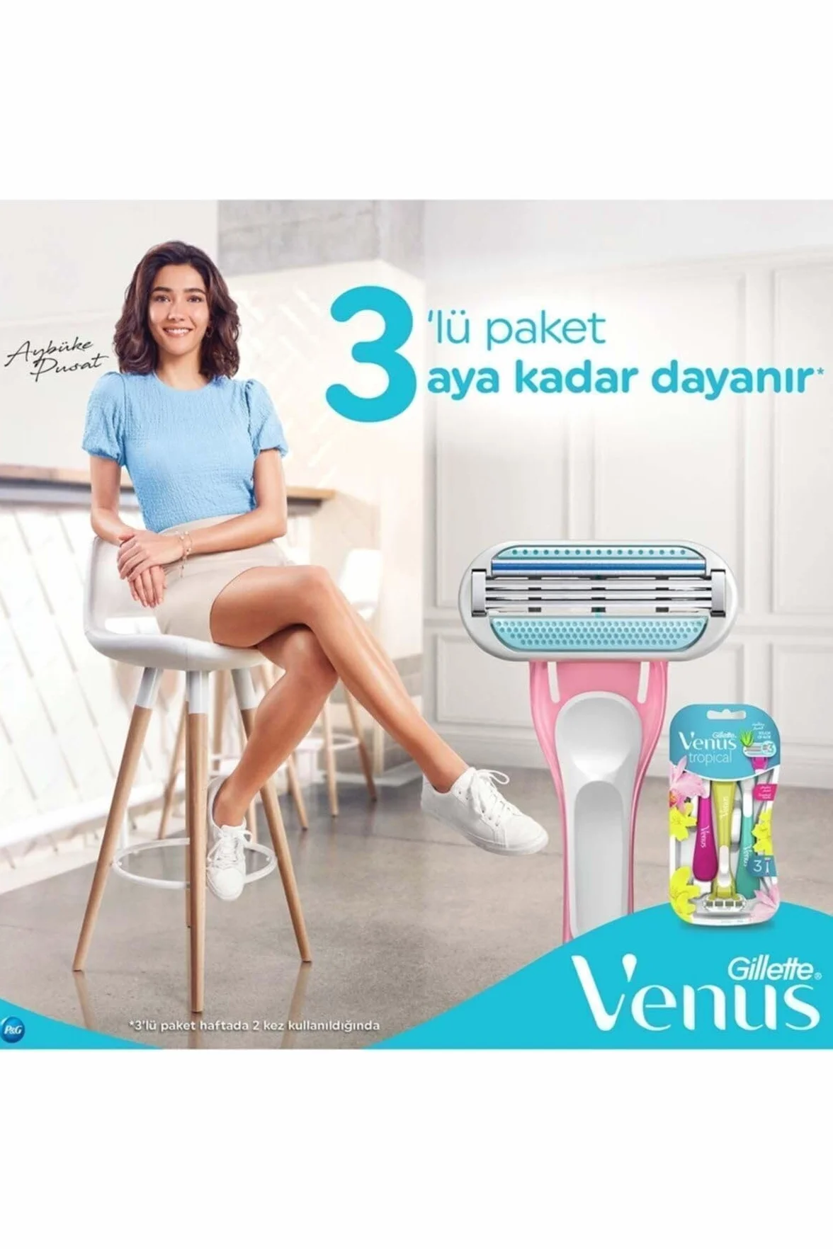 Venus 7702018426263 Jednorazowe Maszynki Do Golenia, 3 Sztuki, Wielokolorowy