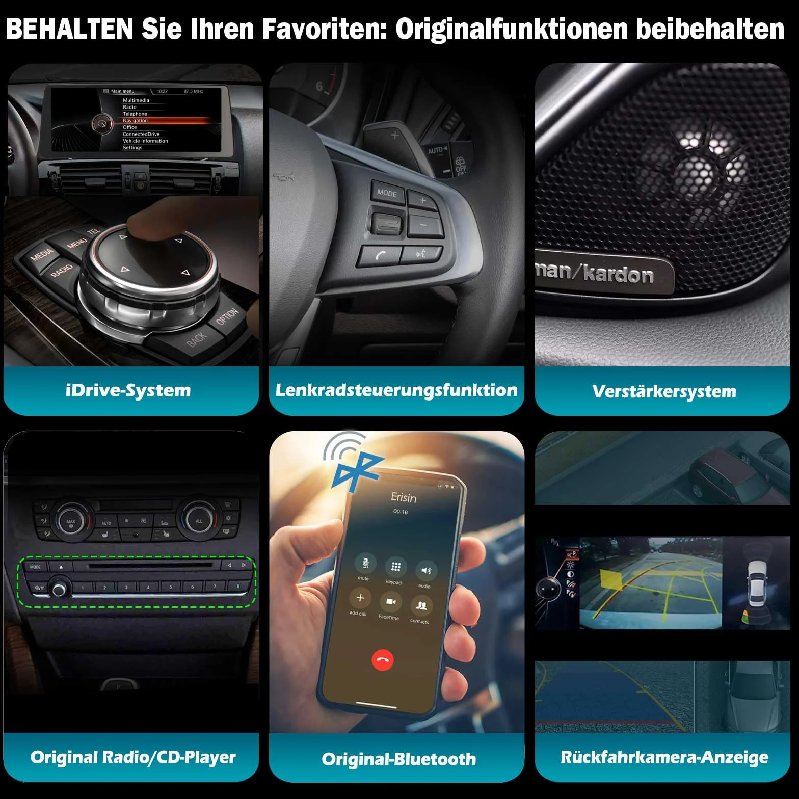 8 GB + 128 GB Qualcomm 8-rdzeniowy Android 14 DAB+ radio samochodowe GPS do BMW X3 F25 X4 F26 2013-2017 NBT z nawigacją CarPlay Android Auto WiFi Bluetooth 5.1 USB 4G CANbus iDrive DSP ekran 2K IPS