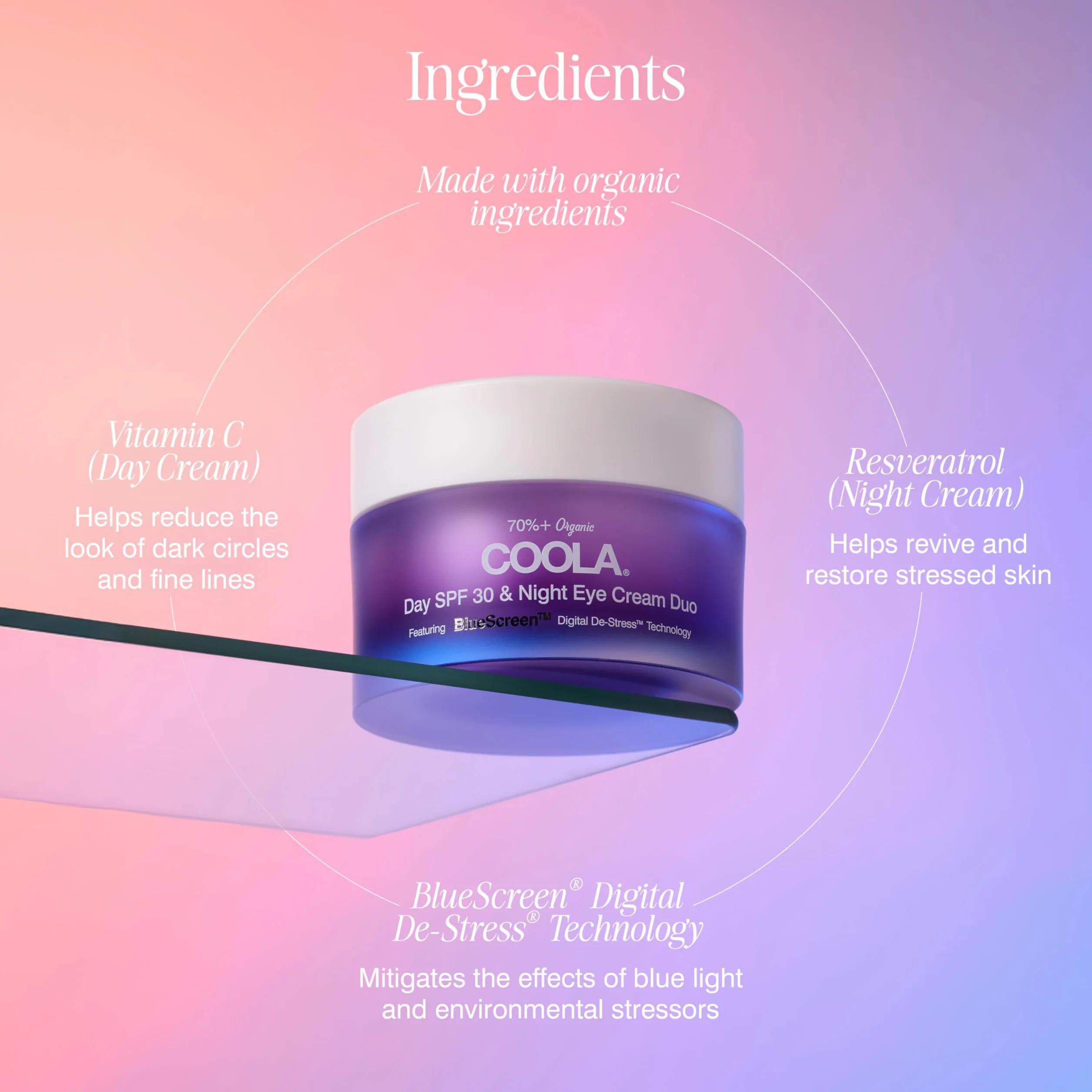COOLA Day SPF 30 & Night Eye Cream Duo (24 ml)