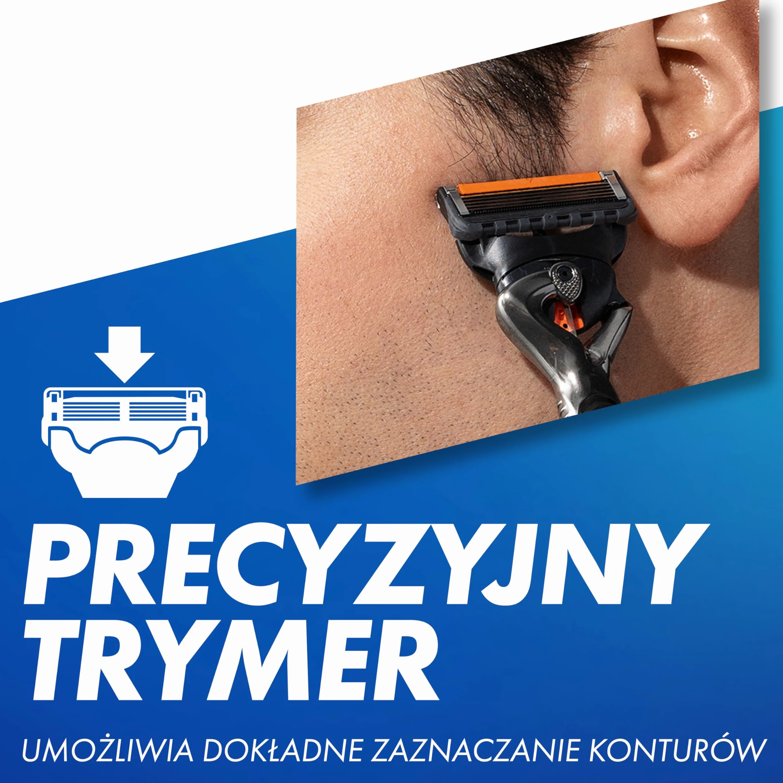 Gillette ProGlide Ostrza wymienne do maszynki do golenia dla mężczyzn, 8 ostrza wymienne, Stworzona z myślą o dokładnym goleniu, z paskiem Lubrastrip