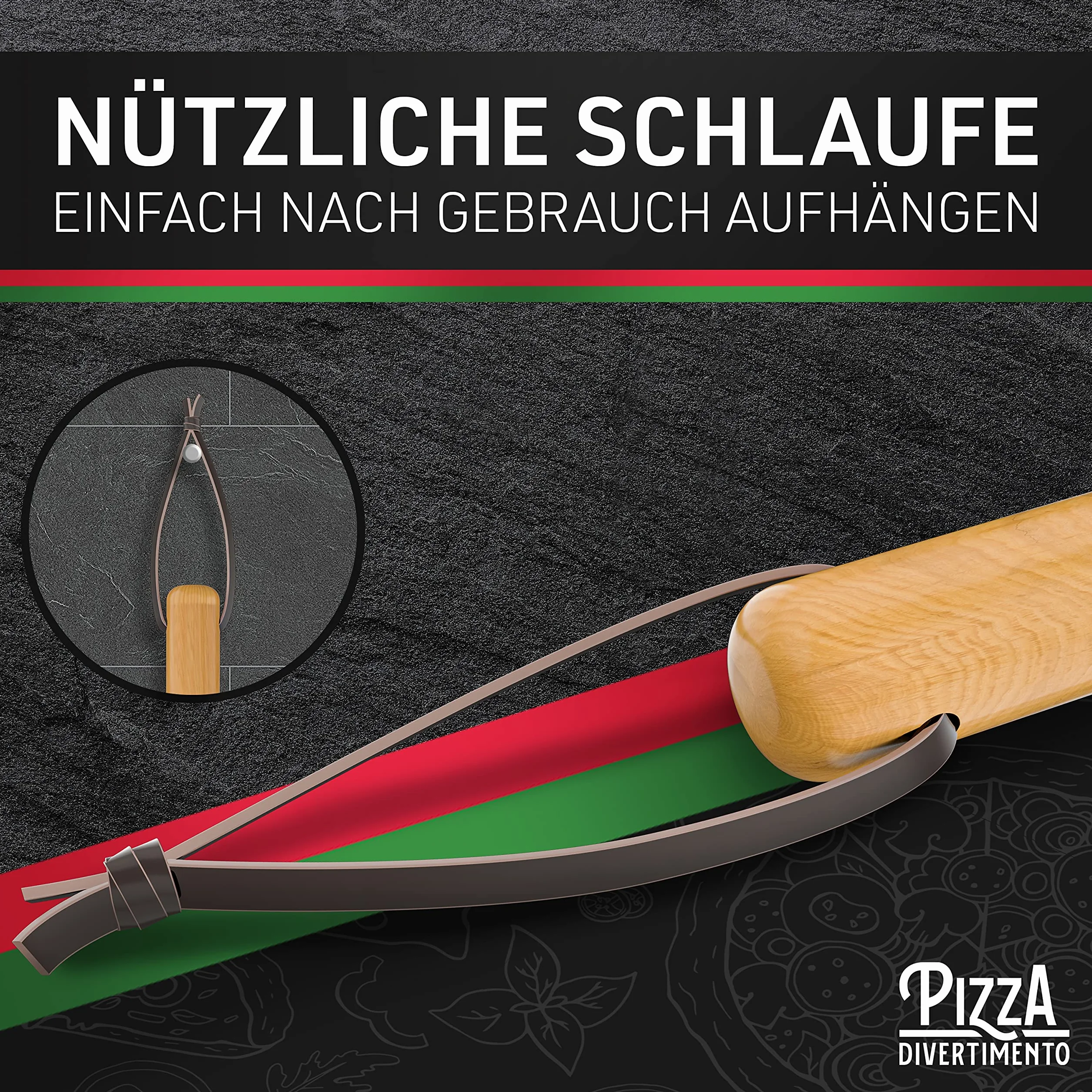 Łopatka do pizzy aluminiowa 83 cm Pizza Divertimento