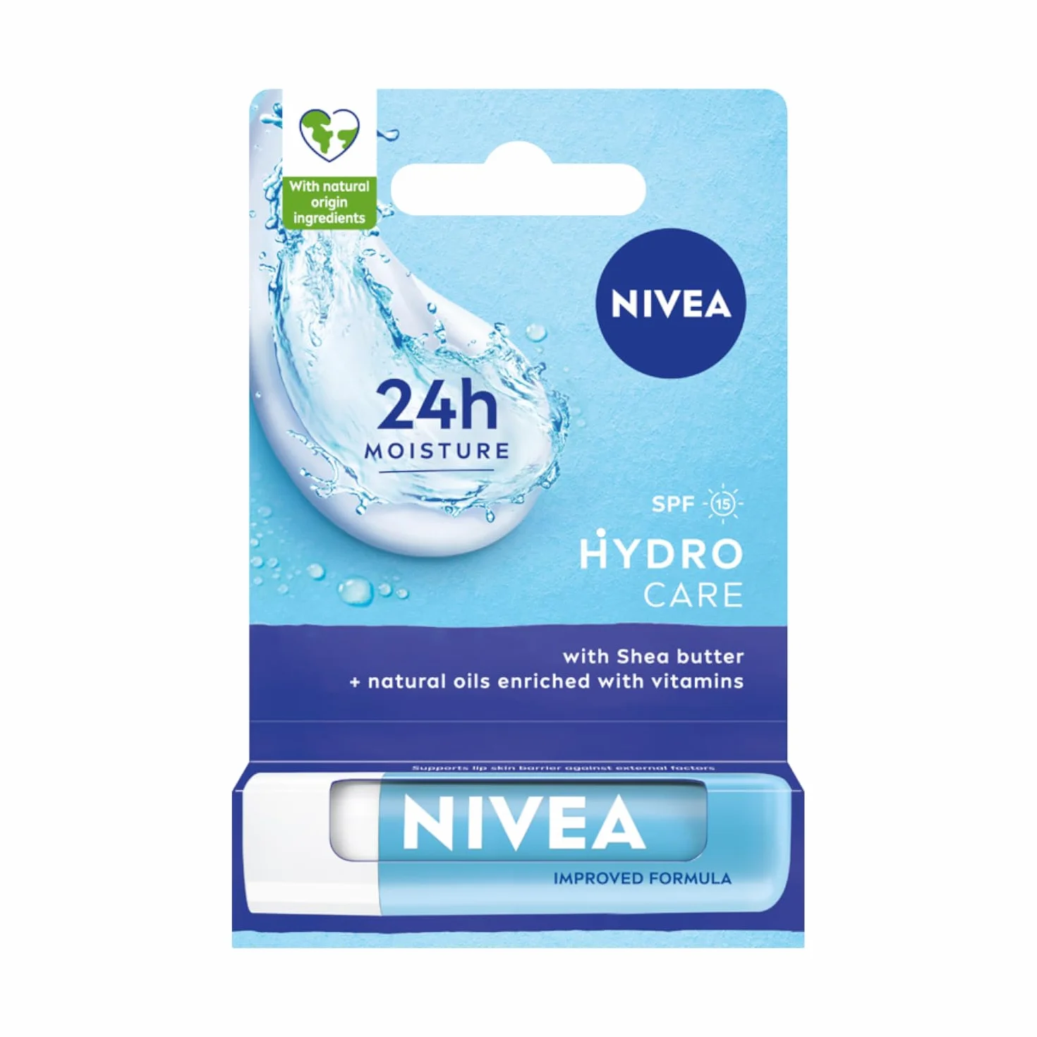 NIVEA Hydro Care Pielęgnująca pomadka do ust; 4,8 g