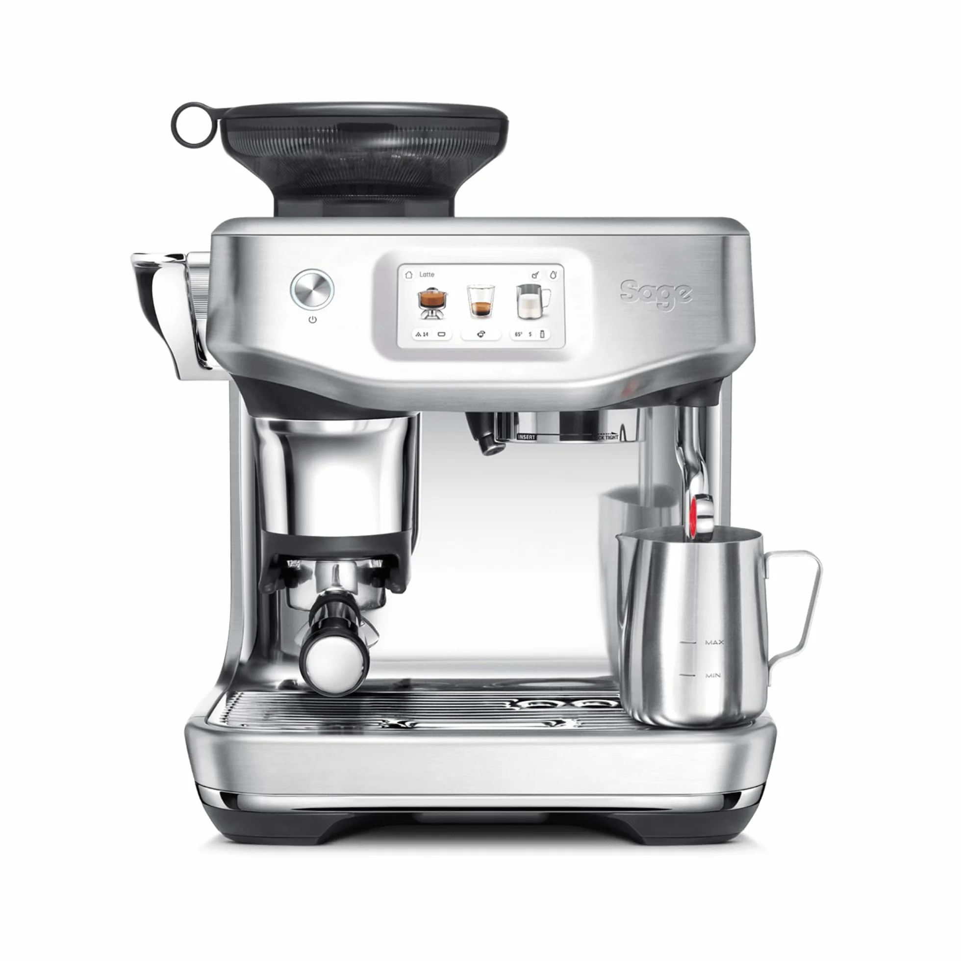 Sage Appliances The Barista Touch Impress Ekspres do Kawy Srebrny