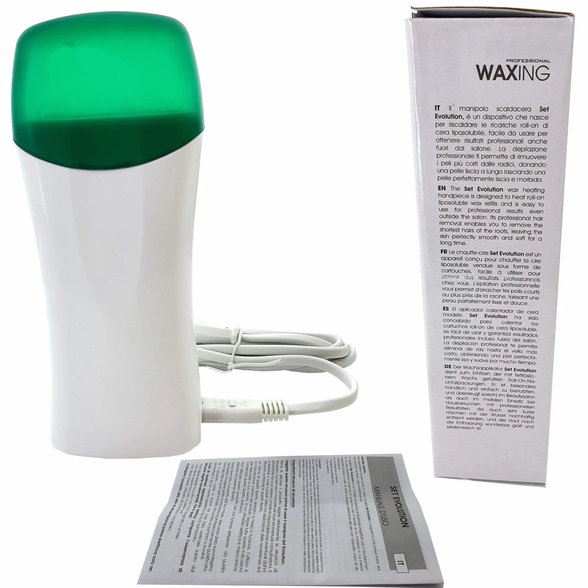 Waxing Roll on podgrzewacz do wosku 25 W do wkładów z wosku o pojemności 100 ml – poręczny, łatwy w użyciu, profesjonalne rezultaty dla gładkości skóry i miękkości