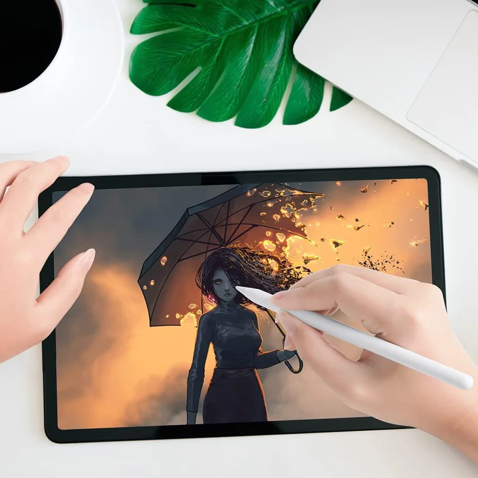 flintronic Końcówka do Apple Pencil, 4 sztuki wskazówek, wysoka czułość końcówki, akcesoria wymienne końcówki, do Apple Pencil 1. i 2. generacji (biały x 4)