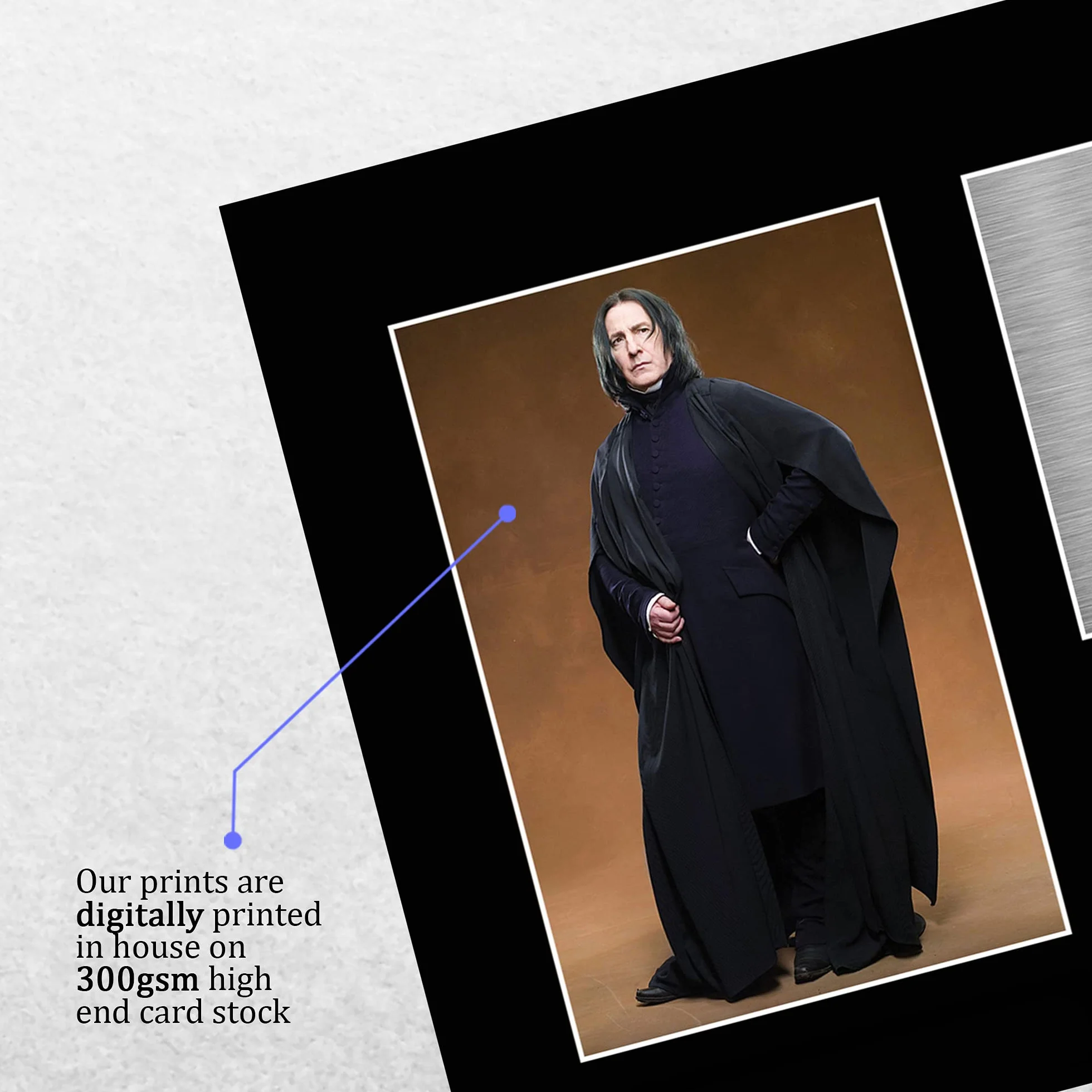 Alan Rickman Severus Snape Harry Potter A4 autograf prezent dla fanów