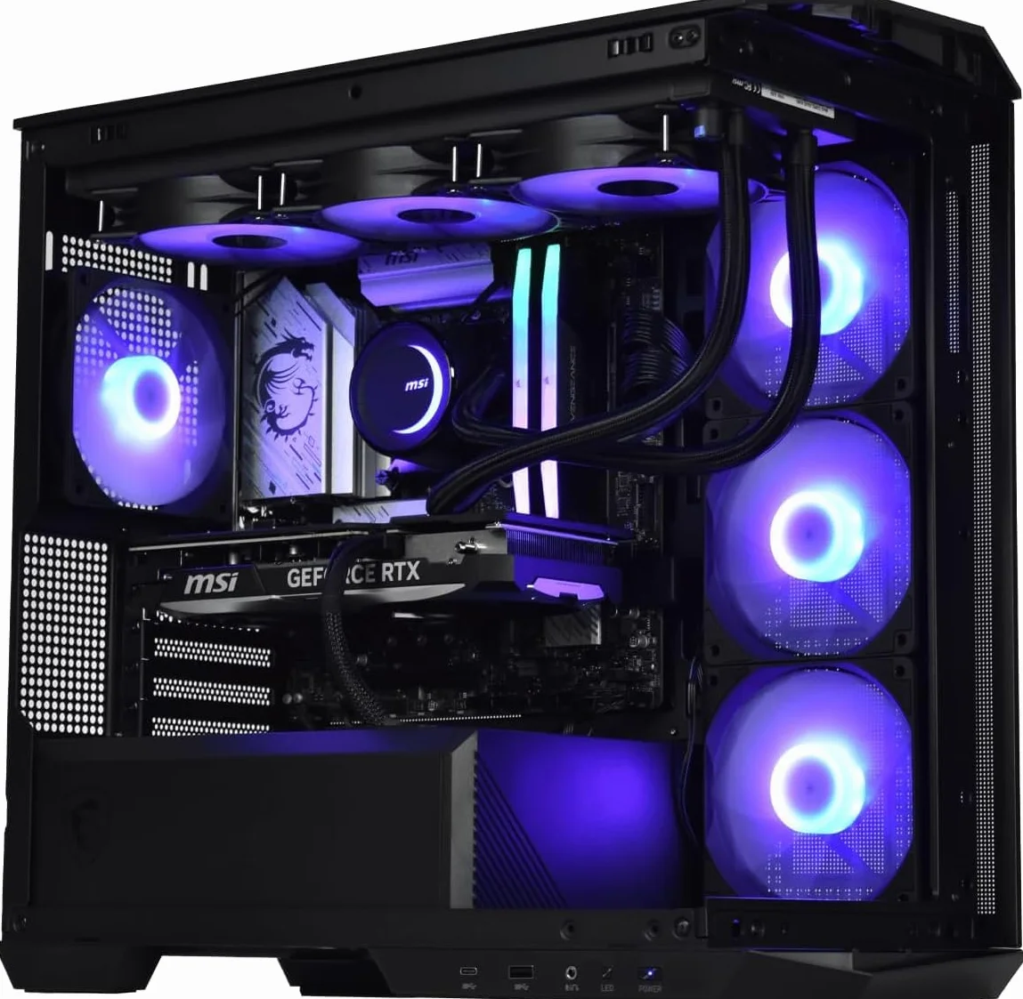 M.Red PC Gamer Powered by MSI CBT013-04 - Procesor Intel Core i5-14600KF, GeForce RTX 4070 Super, 32 GB DDR5, 2 do SSD NVMe, Windows 11 Rodzina
