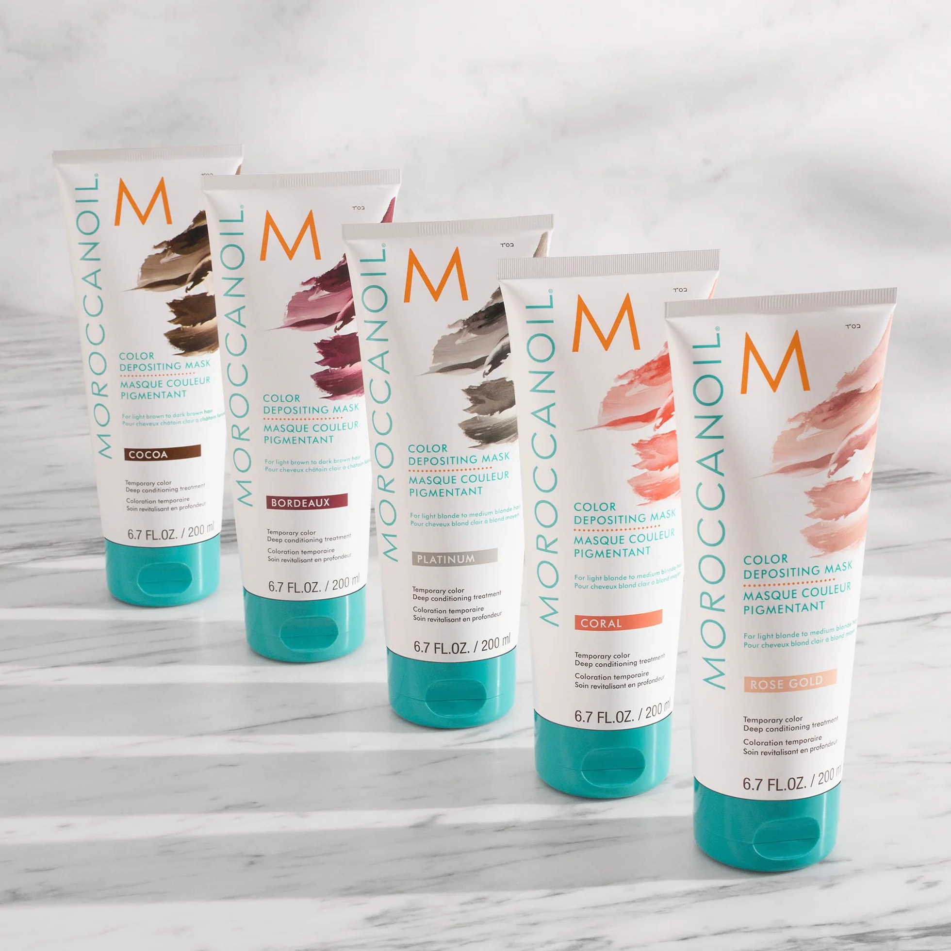 Moroccanoil Koloryzująca maska do włosów, Rose Gold – złoty róż, 200 ml