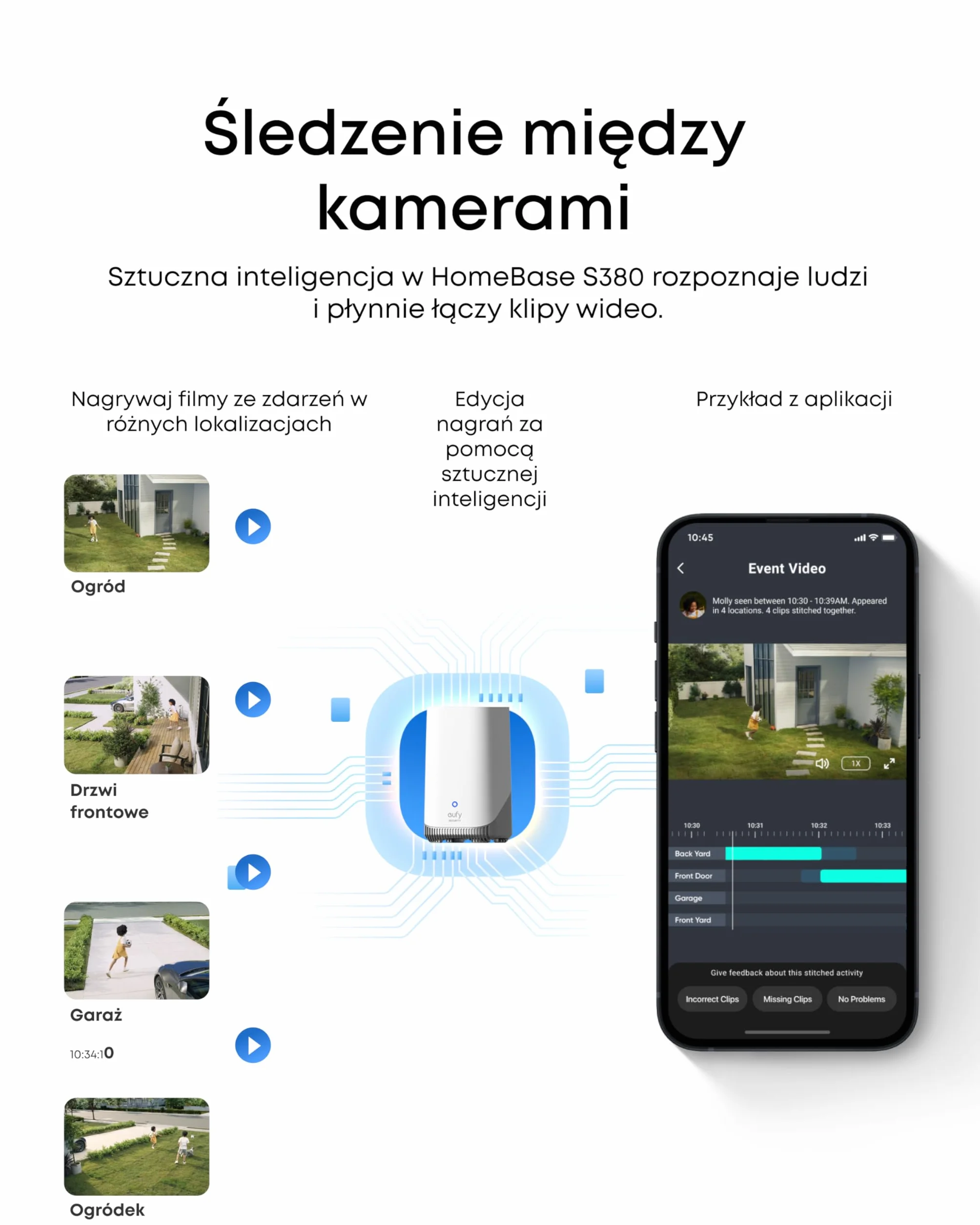 eufy SoloCam E42, 360° Pan, AI Tracking, jakość 4K, bezprzewodowa, eufy Outdoor Security Camera, bez kosztów subskrypcji (Tylko pokój)