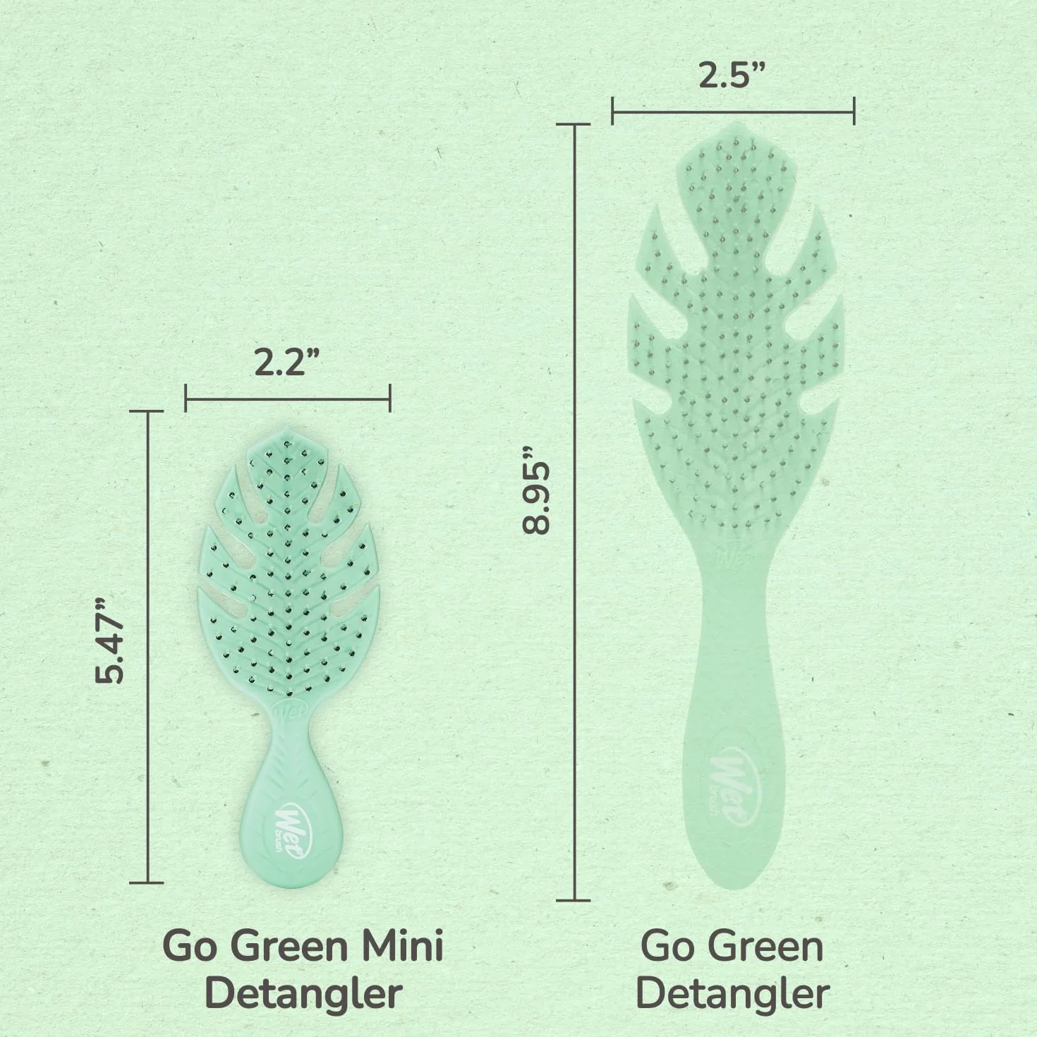 Wet Brush Go Green Mini szczotka do rozczesywania włosów zielona