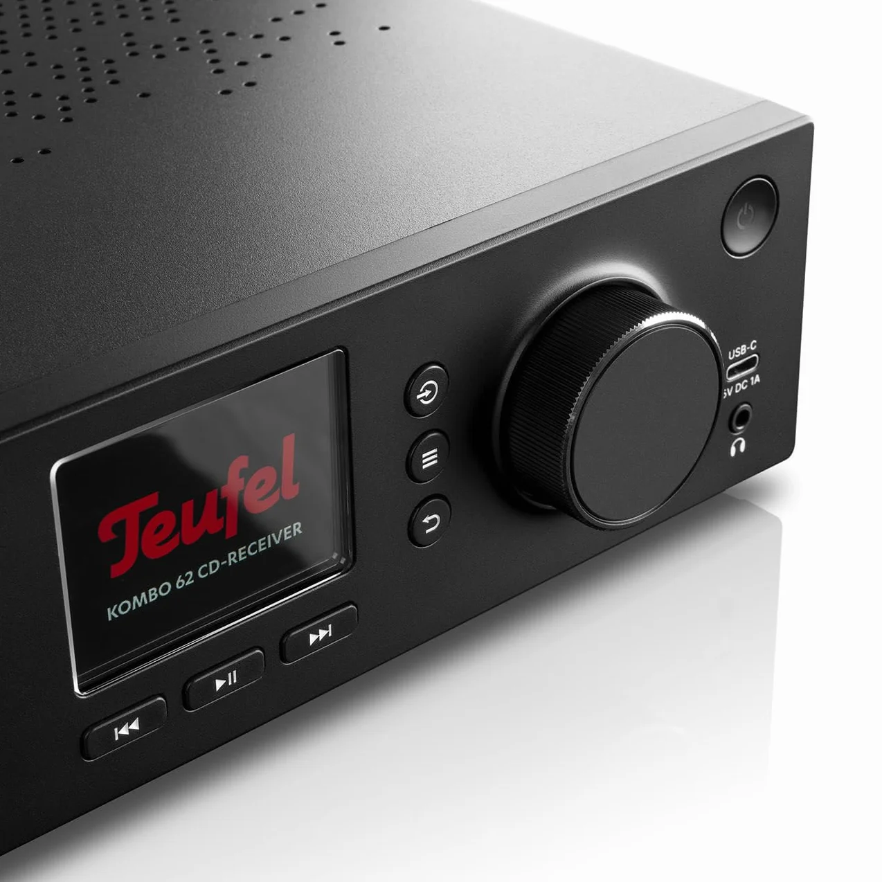 Kolumny podstawkowe THEATER 500S KOMBO 2 z amplitunerem stereo 2.1, radio FM/DAB+, Spotify Connect, Bluetooth, zintegrowany odtwarzacz CD