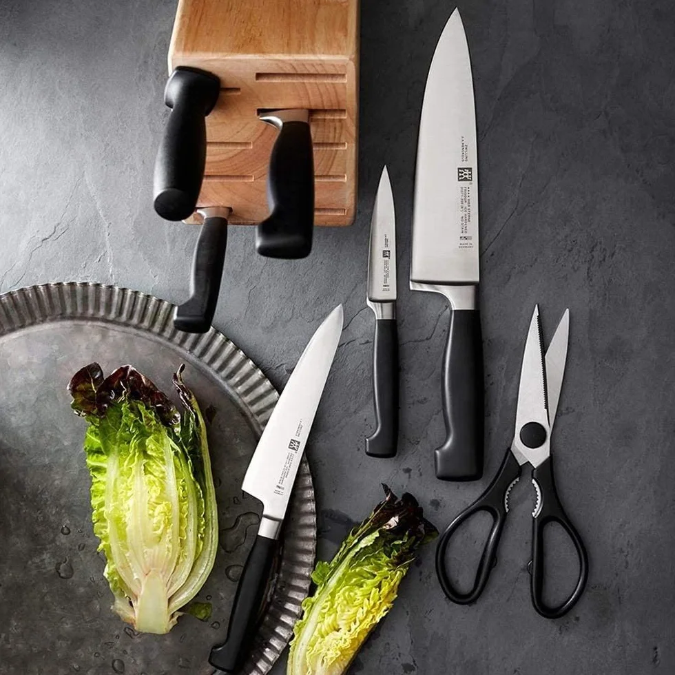 Zwilling 31086-141-0 nóż do filetowania w czterech gwiazdkach, specjalna stal nierdzewna, specjalny stop metalu, tworzywo sztuczne, 140 mm, czarny