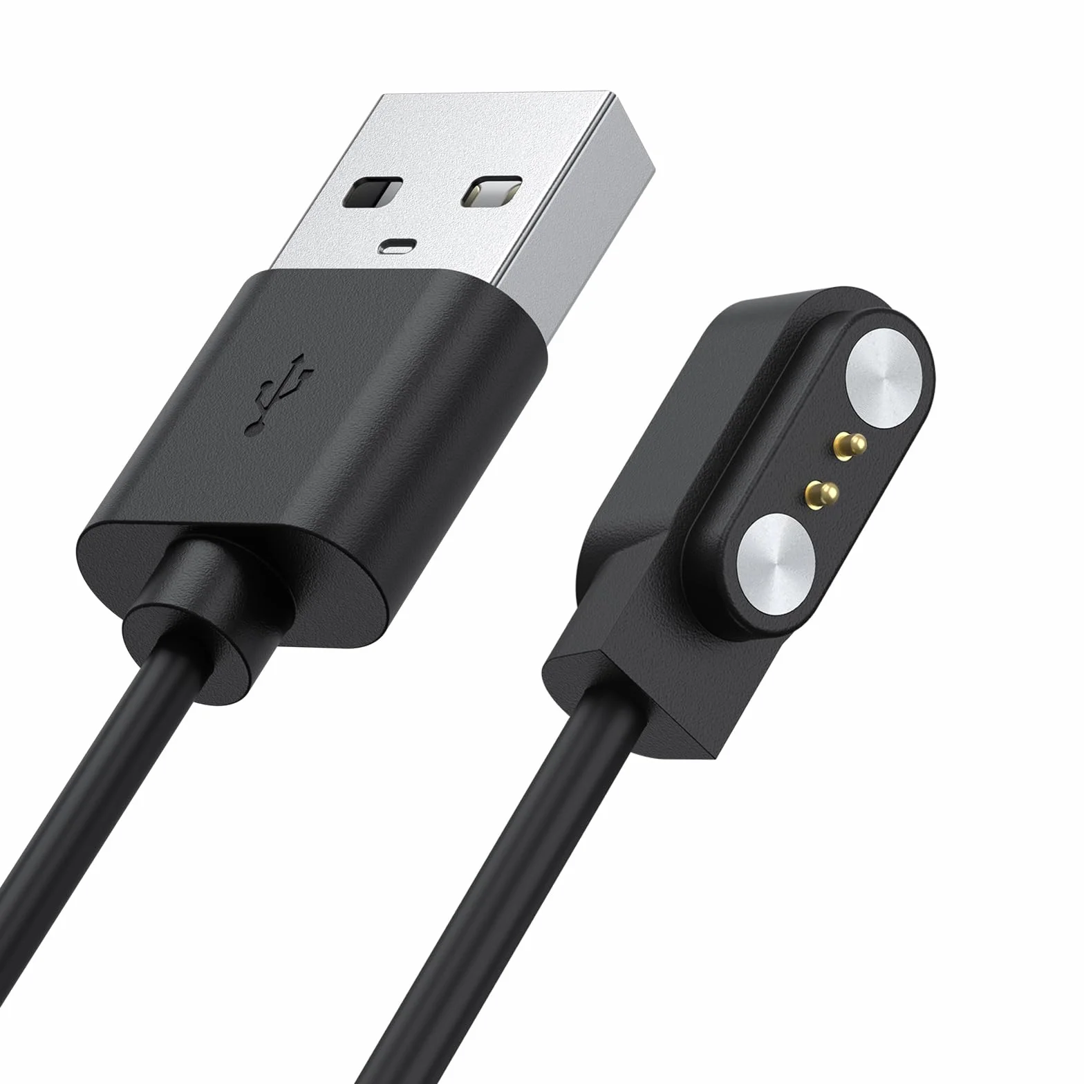 Oumida kabel ładujący do Skg Letsfit Cubitt Yamay Willful Fitpolo Tozo Wyze Umidigi Blackview, 100 cm/3.3 ft magnetyczny kabel USB do umidigi Uwatch 3S 3 2 2S Urun smartwatch akcesoria (czarny)