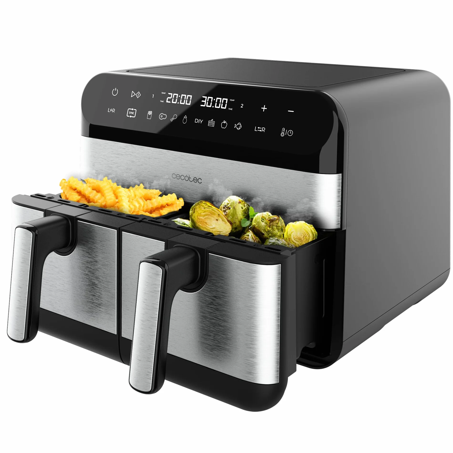 Cecotec Air Fryer Cecofry Advance 9000 Inox 2800 W 9L cyfrowa frytkownica powietrzna