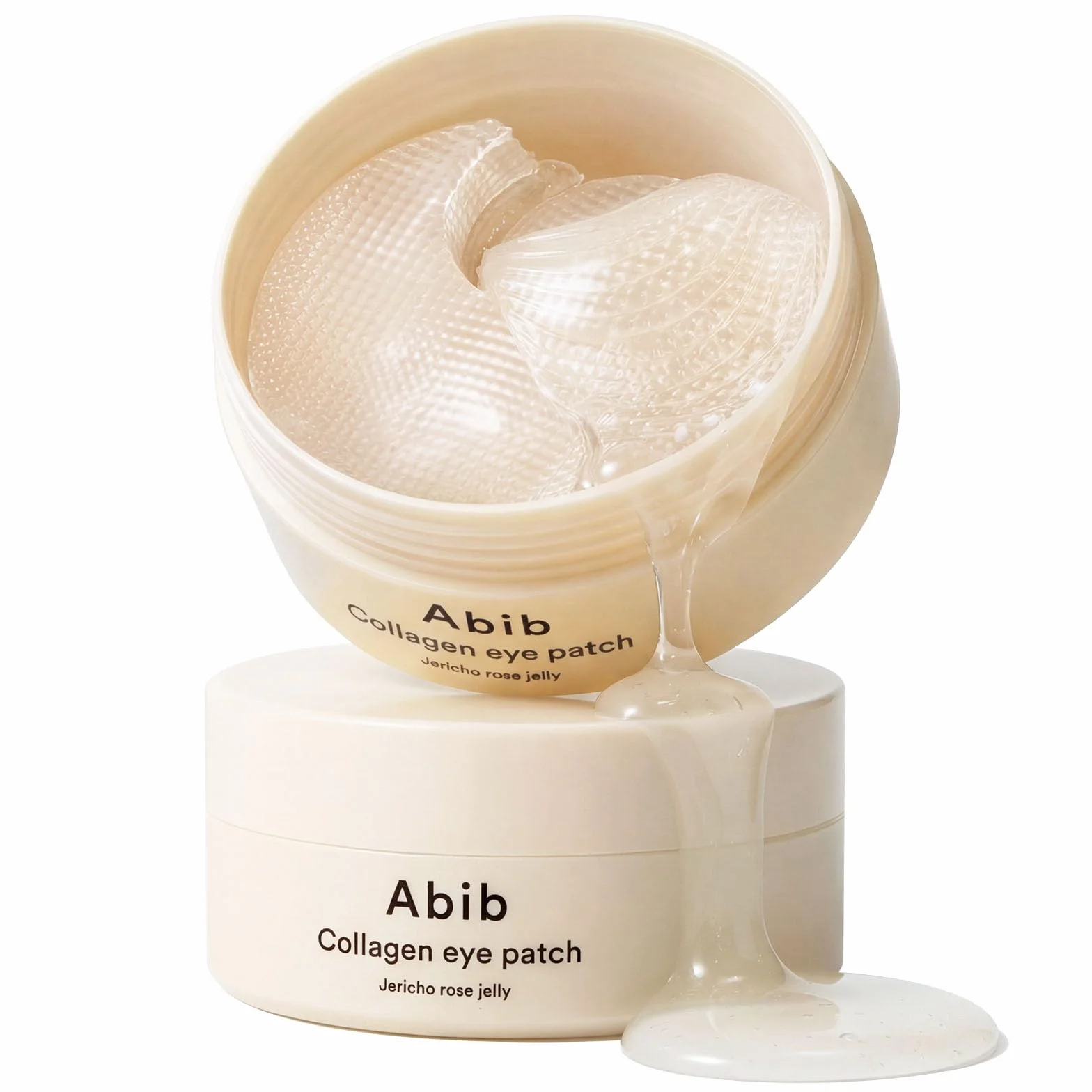 ABIB Collagen Eye Patch Jericho Rose Jelly 60 pcs - Maska pod oczy z kolagenem i różą Jericho