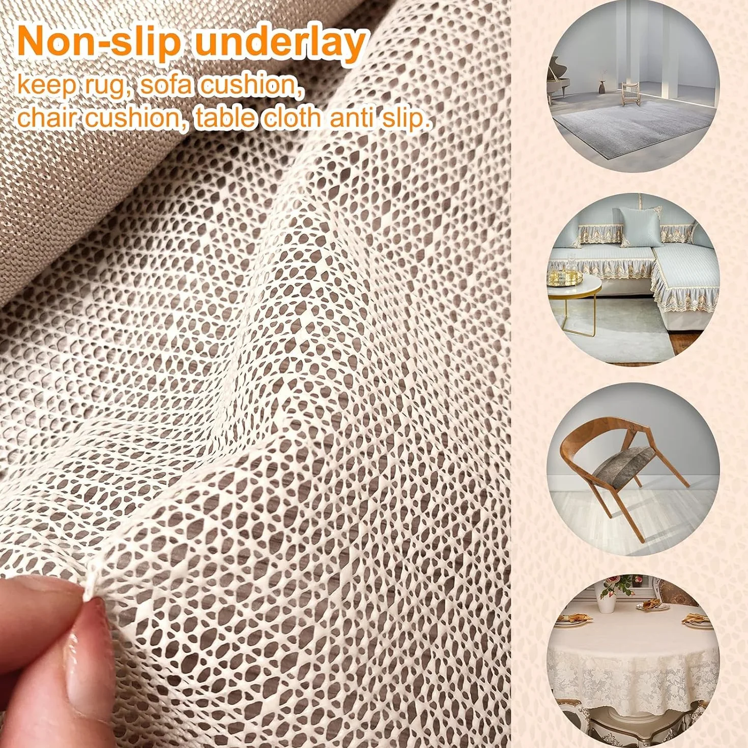 LUSEE Podkładka antypoślizgowa PCW 70 x 140 cm do szuflad regałów