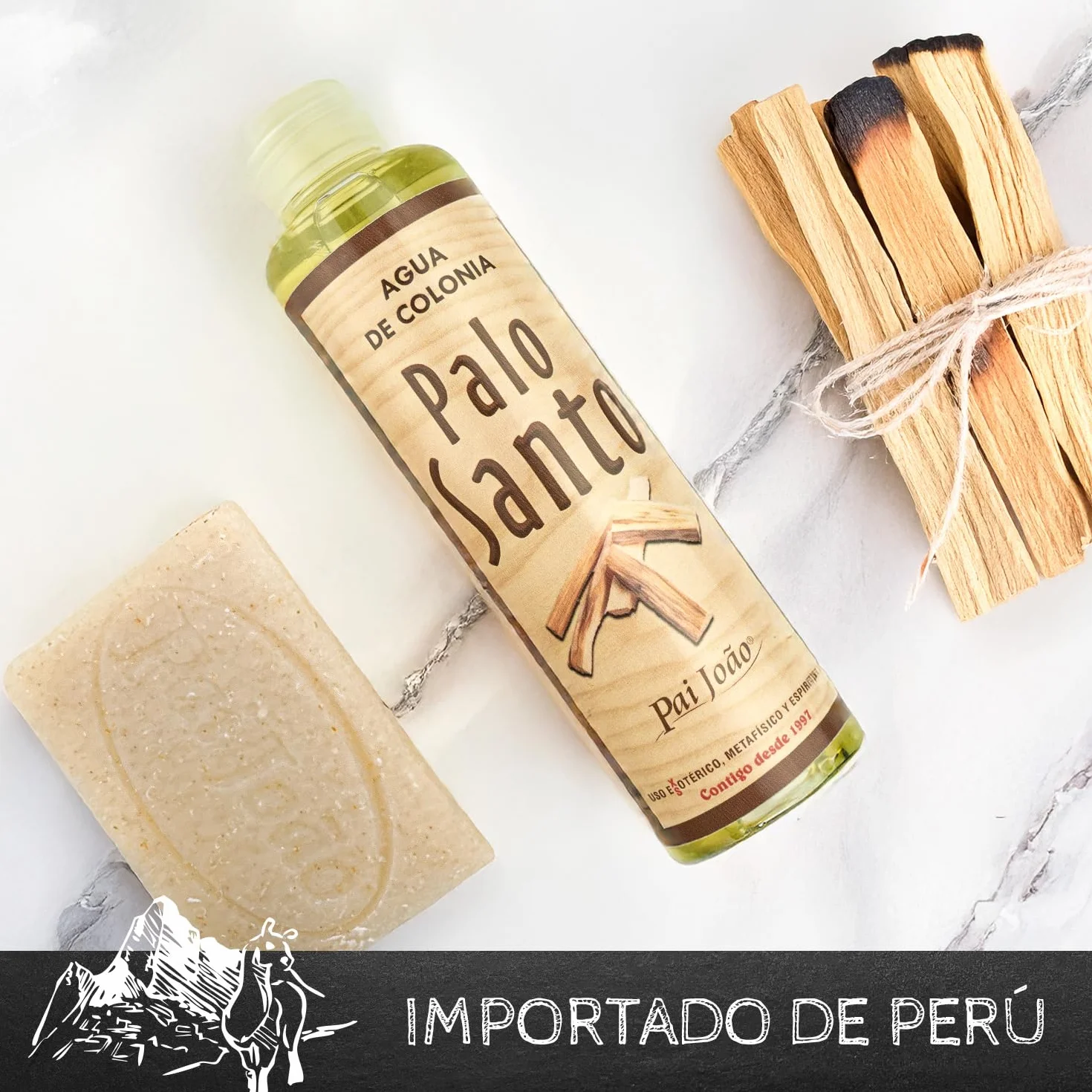 2 x Peru Palo Santo Colonia 100% oryginalne butelki 200 ml do duchowego czyszczenia i ochrony