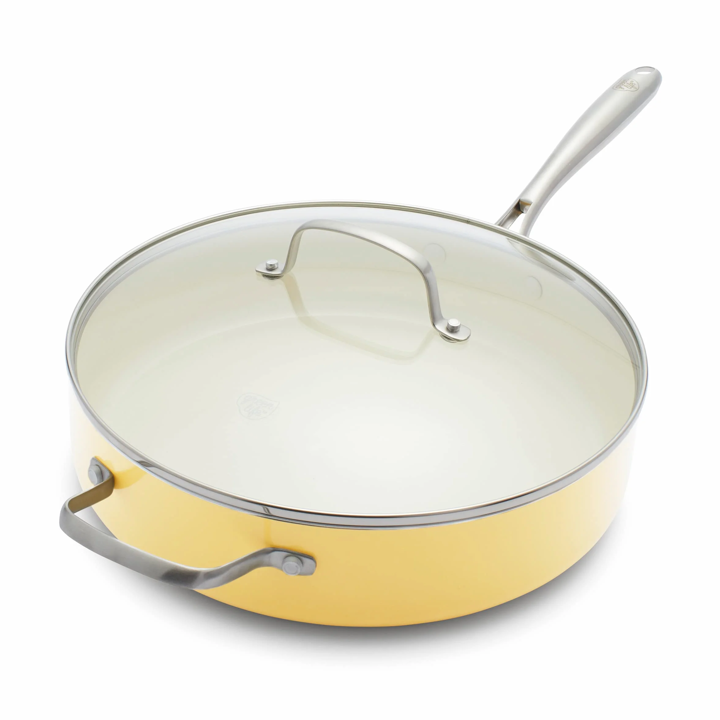 GreenLife Artizan patelnia ceramiczna 30 cm 4.8l żółty