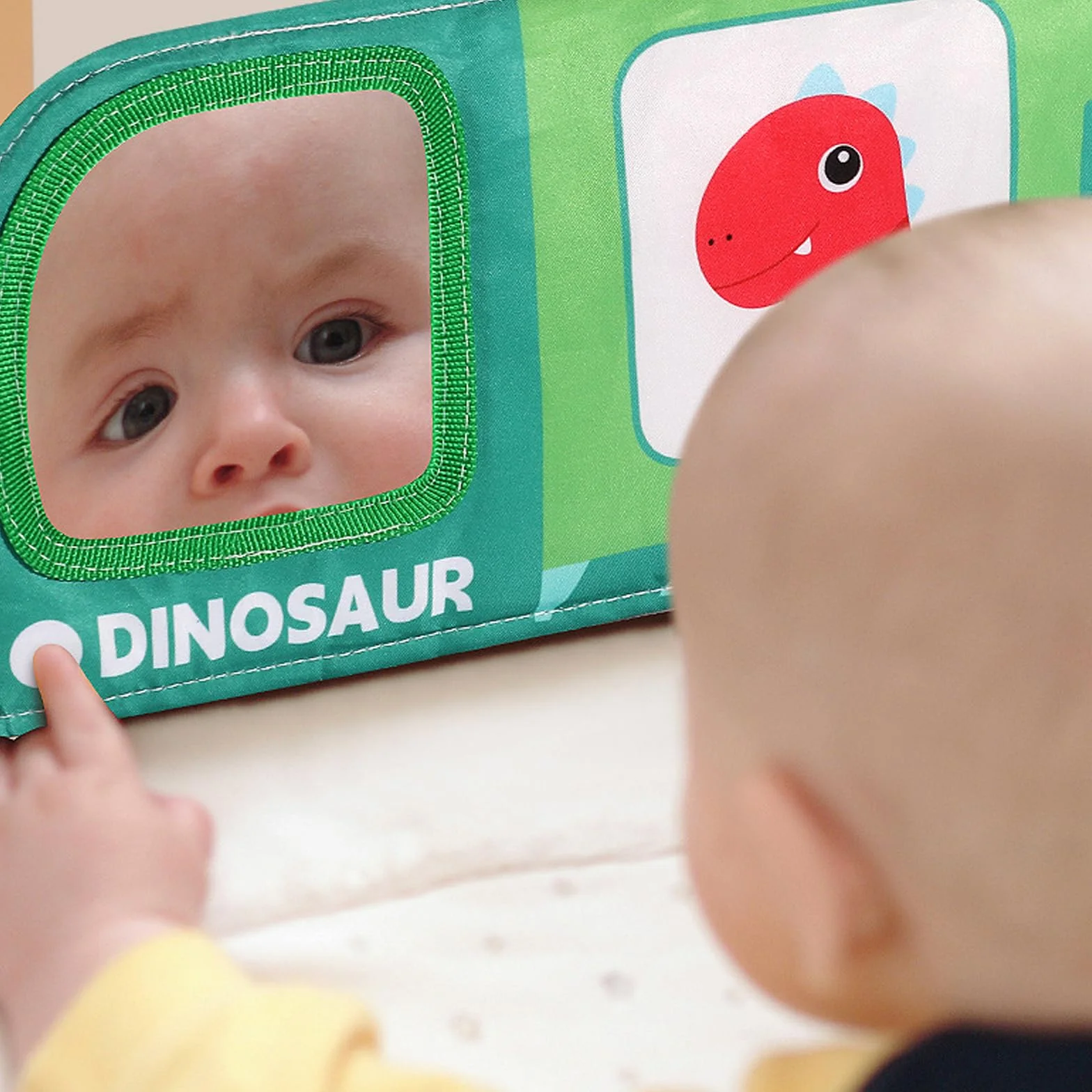 Czas lustro dla dzieci niemowlę z klapką czarne i białe lustro sensoryczne zabawki lustro czas klapka składane 14 x 80 cm książka do przechowywania Montessori Zabawki (A)