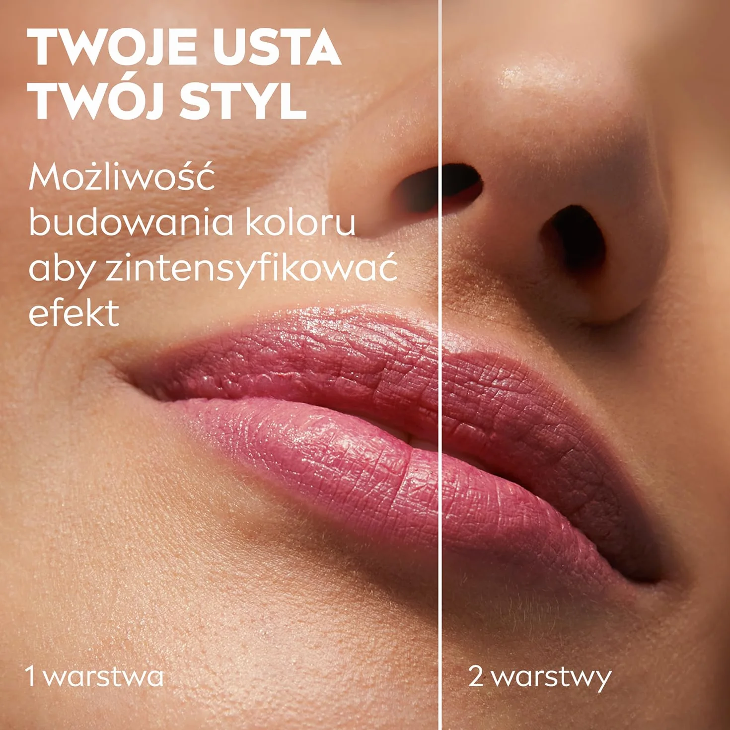 NIVEA Pielęgnująca pomadka do ust Caring Beauty 3w1 Rose 4,8 g