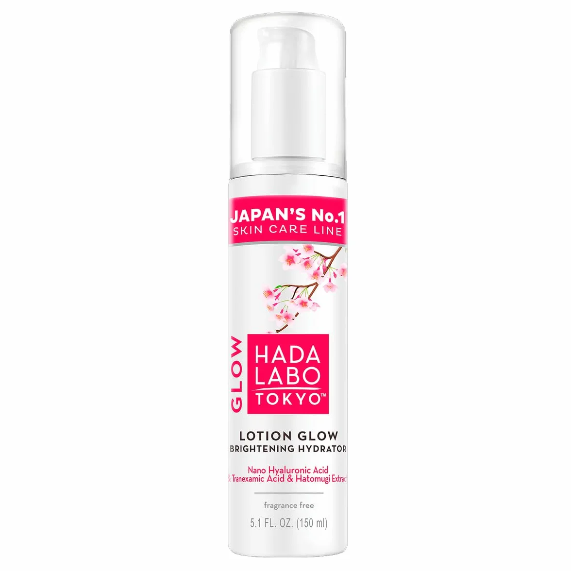 Hada Labo Tokyo Glow Skin, błyszczący i nawilżający balsam z kwasem hialuronowym 1 x 150 ml