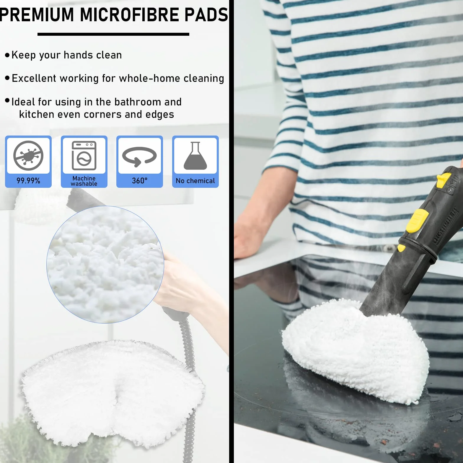 Kärcher Easyfix akcesoria do myjki parowej SC2 SC3 SC4 SC5 12 sztuk