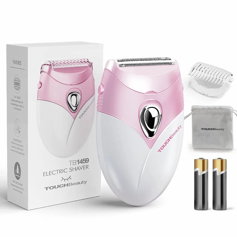 TOUCHBeauty AG-1459ADE elektryczna golarka damska, dlektryczna, trymer dla kobiet, do ciała, pod pachami, nogami i strefą bikini, Compact Lady Shaver AG-1459ADE