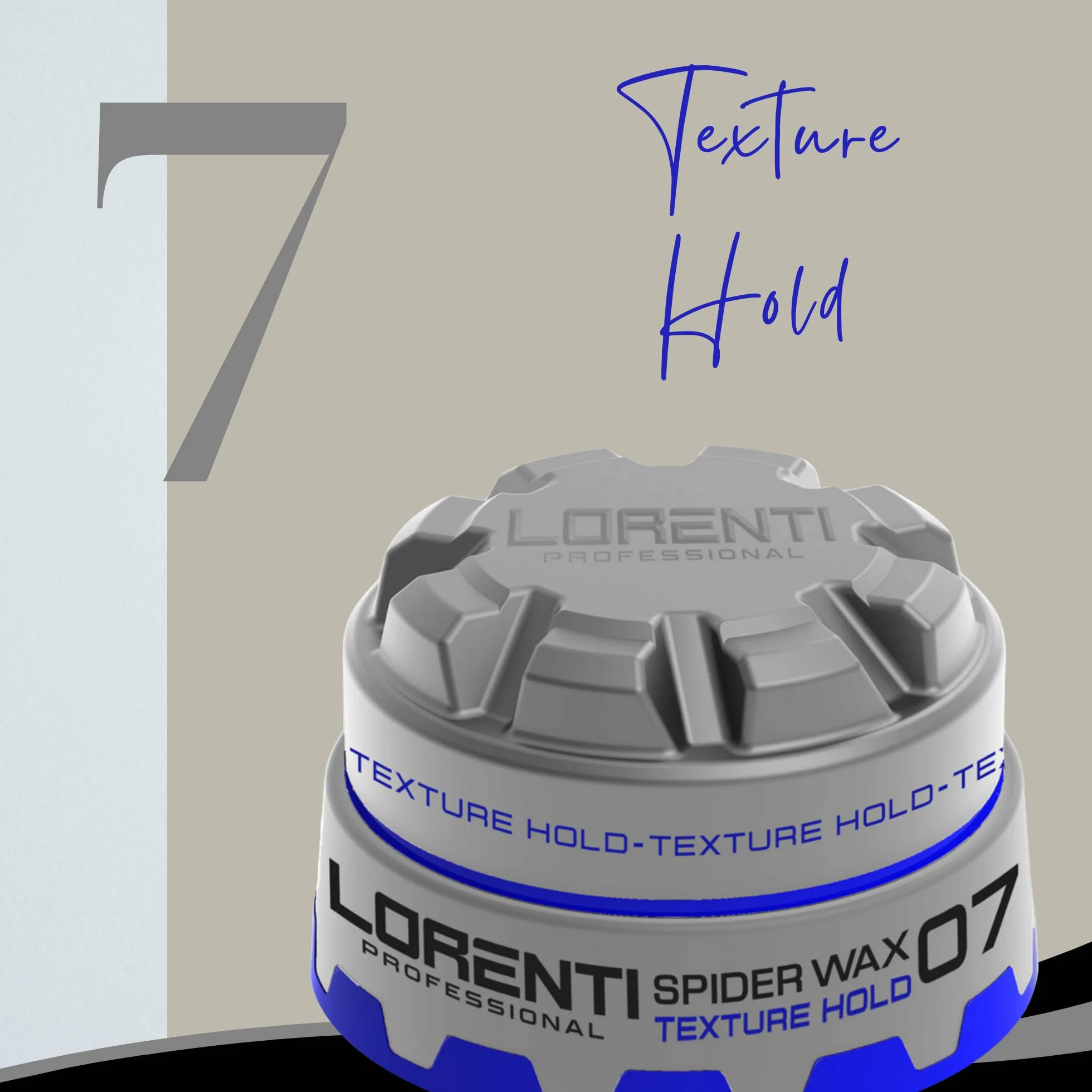 LORENTI TOKYO & SEOUL Spider Hair Wax No.7 wosk do włosów 150 ml pomada efekt mokrego włosa połysk