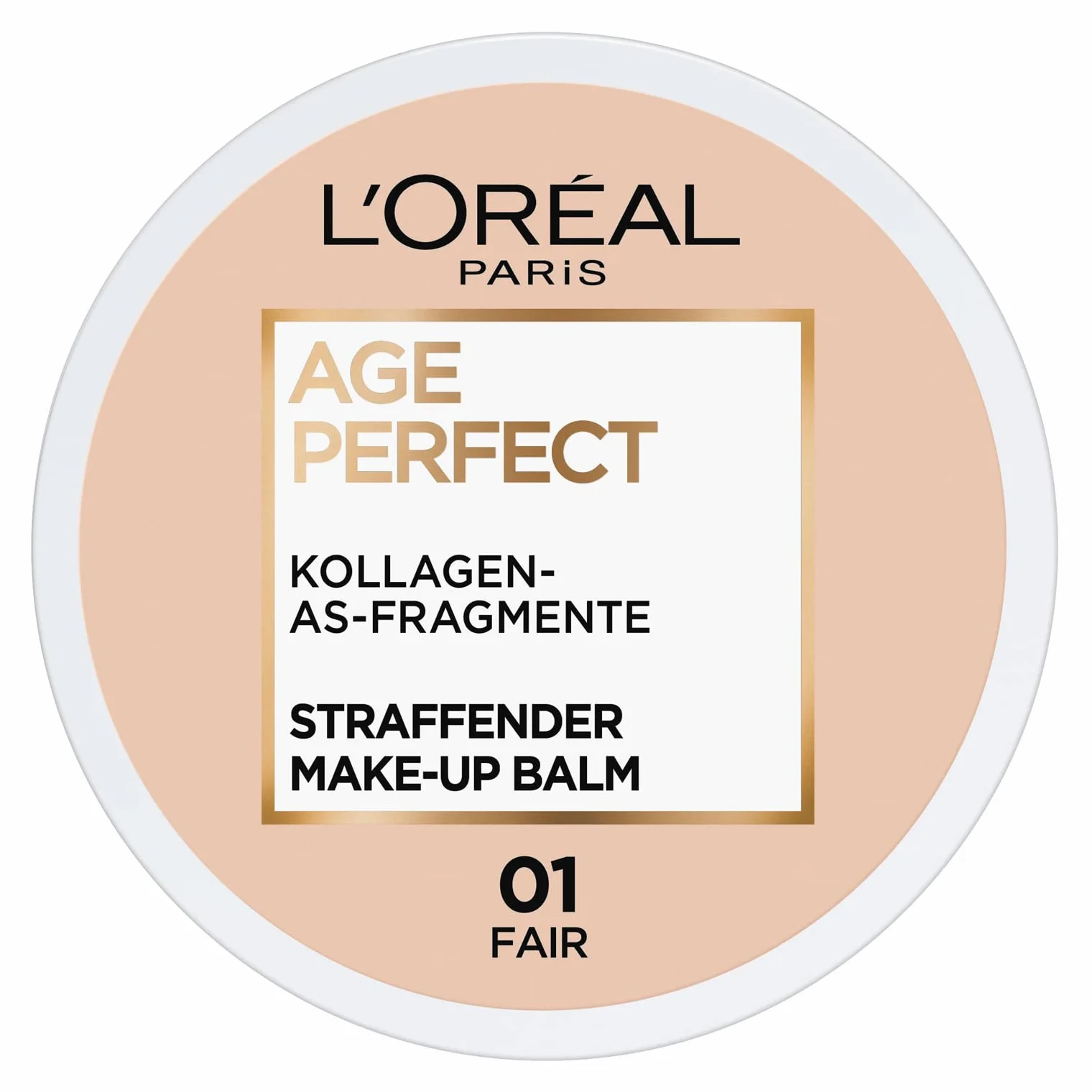 L'Oréal Paris Age Perfect ujędrniający balsam do makijażu 01 Fair, pielęgnujący makijaż cud dla zdrowo wyglądającej skóry, 18 ml