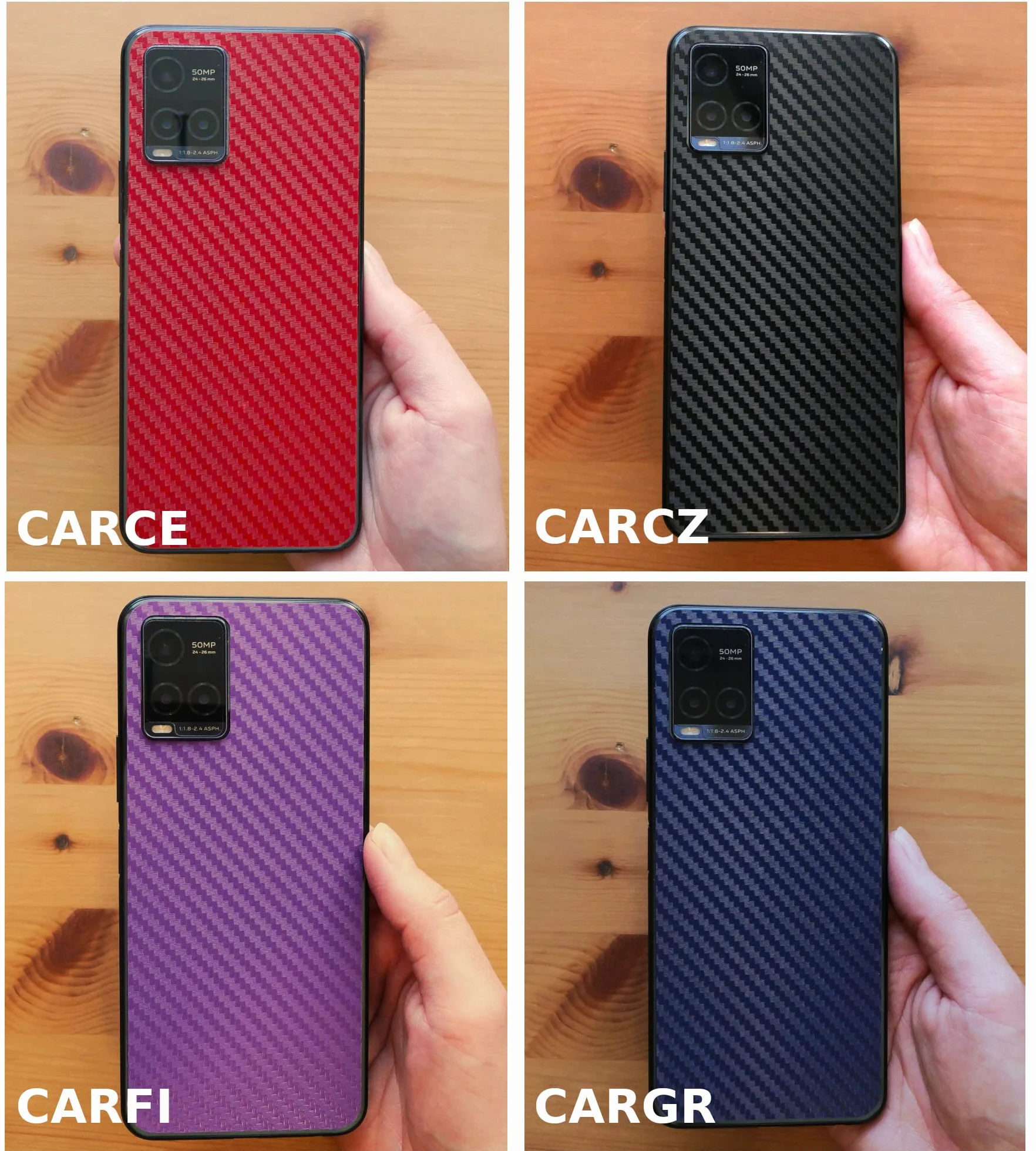apgo Skins folia naklejka skórka strukturalna na TYŁ do Apple iPhone 13 Pro - Carbon Czarny