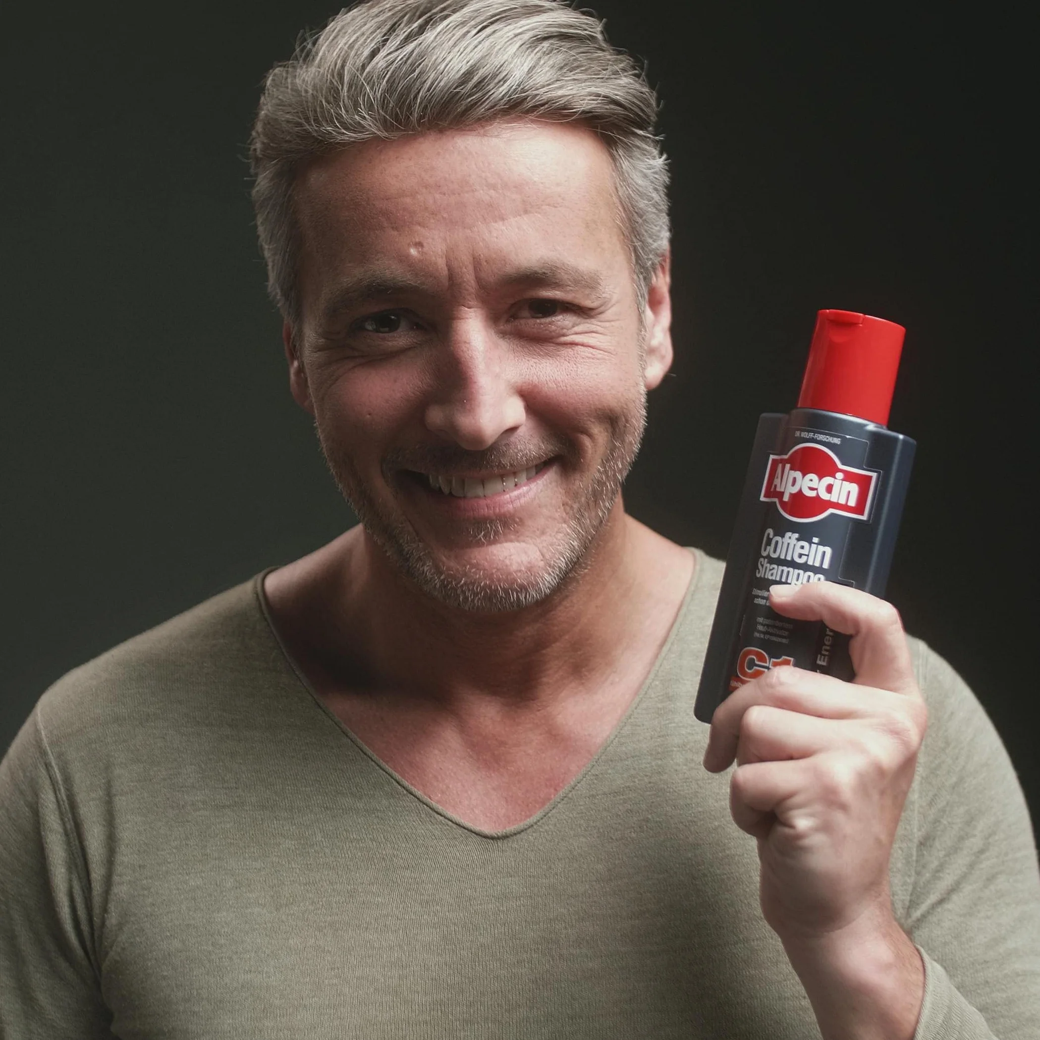 Alpecin Szampon kofeinowy 1x250ml | Zapobiega i redukuje wypadanie włosów | Energizer dla silnych włosów | Naturalny szampon na porost włosów dla mężczyzn | Pielęgnacja włosów dla mężczyzn Made in Germany