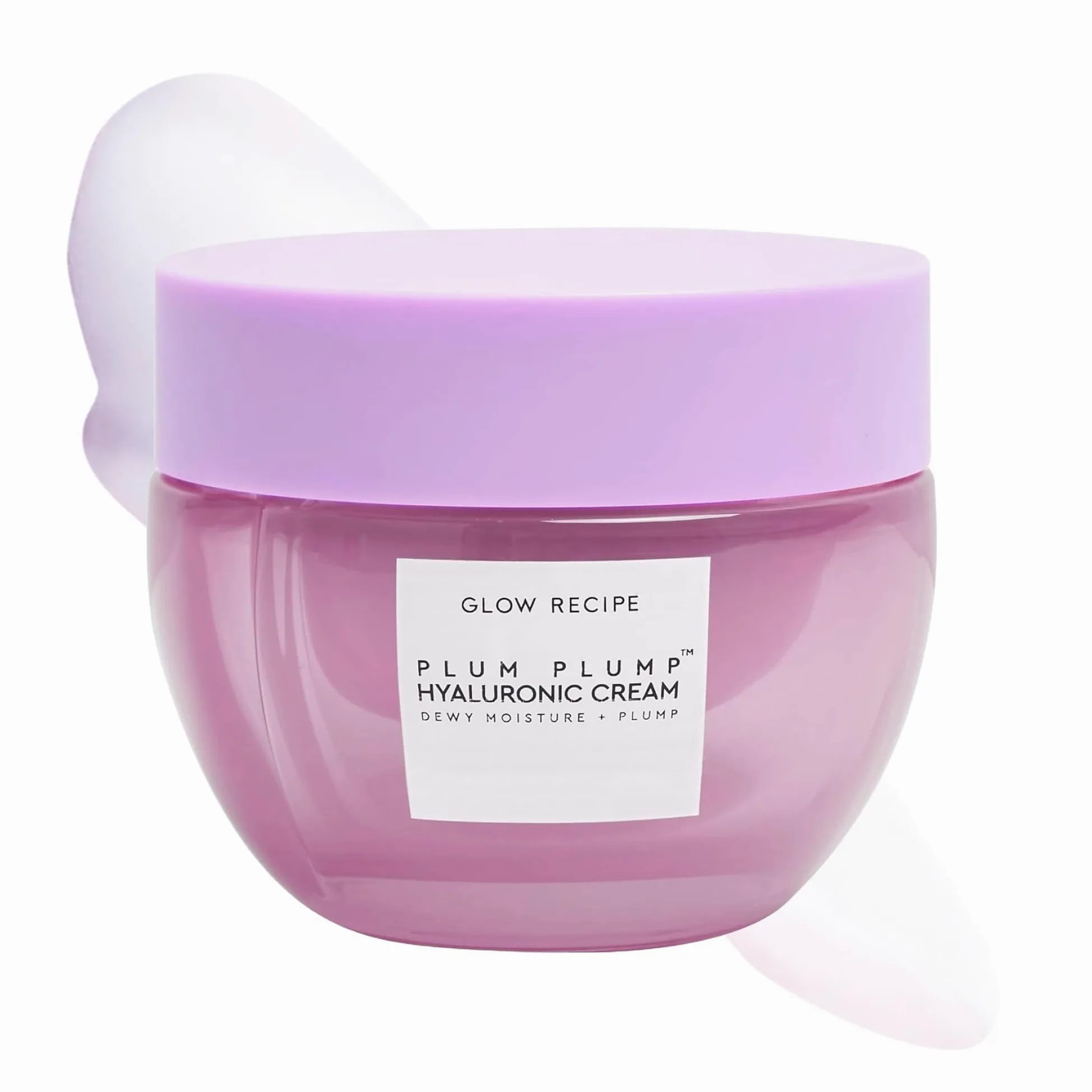 Glow Recipe Plum Plump kwas hialuronowy krem nawilżający do twarzy – nawilżający, ujędrniający i wypełniający krem do twarzy dla suchej skóry – wegańska pielęgnacja skóry z poliglutamidami