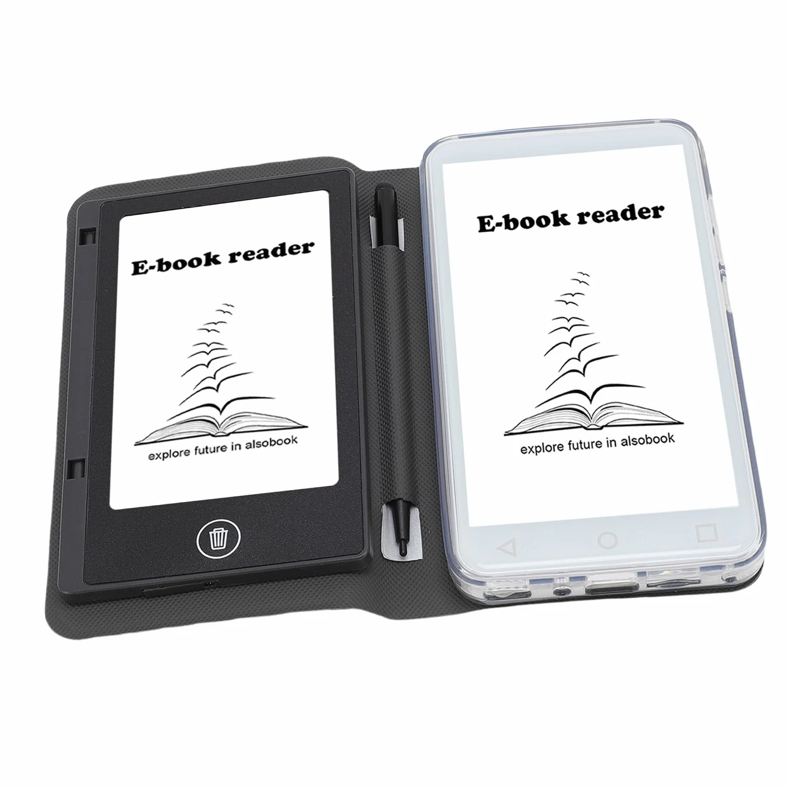 Czytnik Ebooków z Ekranem Dotykowym, Wyświetlacz 5 Cali 480x854, Wi -Fi, 2GB 16 GB Pamięci, Regulowany Rozmiar Czcionki, System Operacyjny 5.1 z Słuchawkami