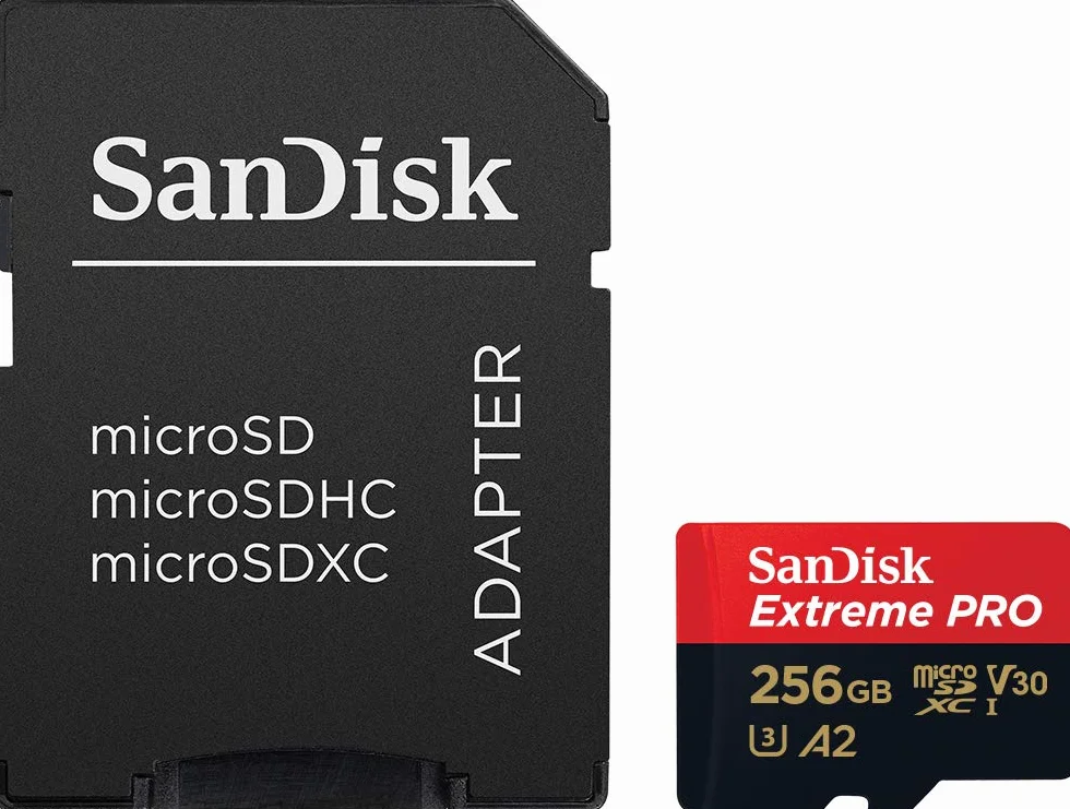 Sandisk Extreme Pro SDSQXCD-256G-GN6MA Karta Pamięci Microsd, Czarny, 256 GB
